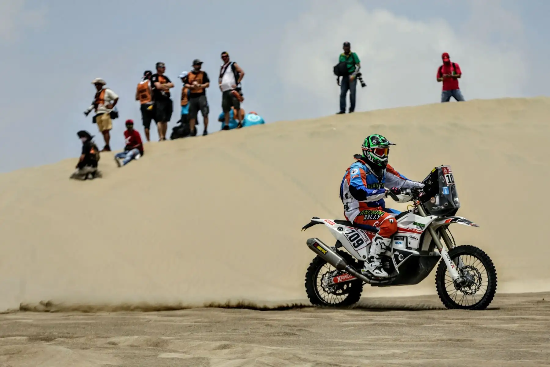 Primer día de competencia en Pisco del Rally Dakar 2019. Foto: ANDINA/Luis Iparraguirre