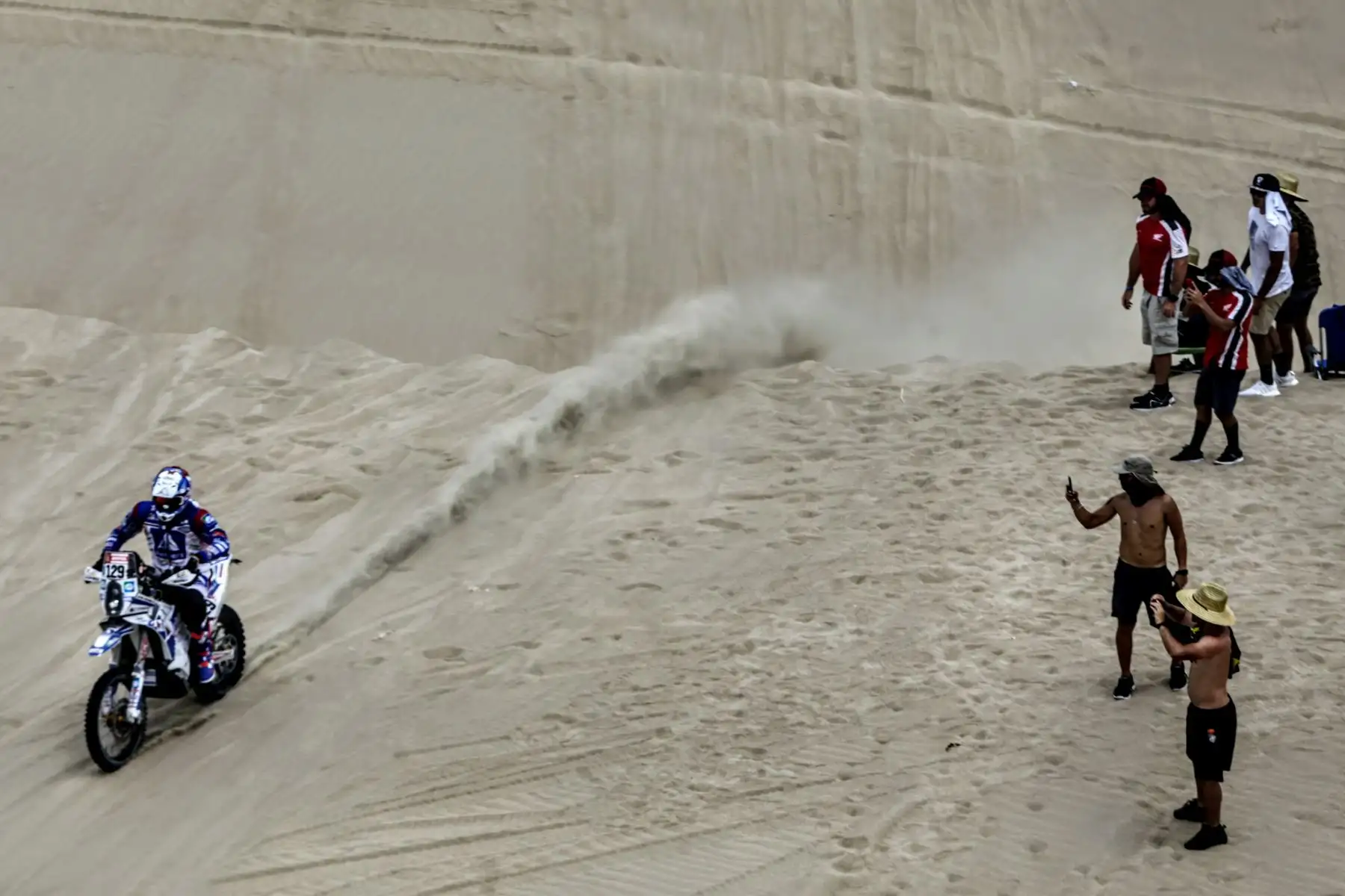 Primer día de competencia en Pisco del Rally Dakar 2019. Foto: ANDINA/Luis Iparraguirre