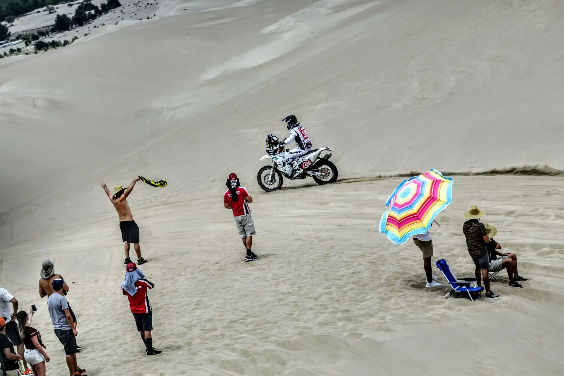 Primer día de competencia en Pisco del Rally Dakar 2019. Foto: ANDINA/Luis Iparraguirre