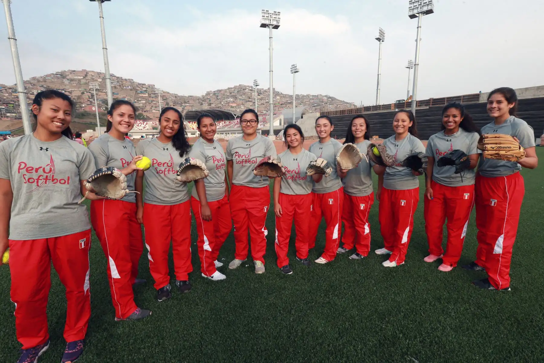 Selección Peruana de Softbol se prepara para los Juegos Panamericanos Lima 2019.Foto: ANDINA/Norman Córdova