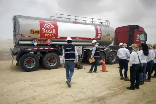 Rally Dakar 2019: Osinergmin supervisa seguridad en abastecimiento de combustibles.