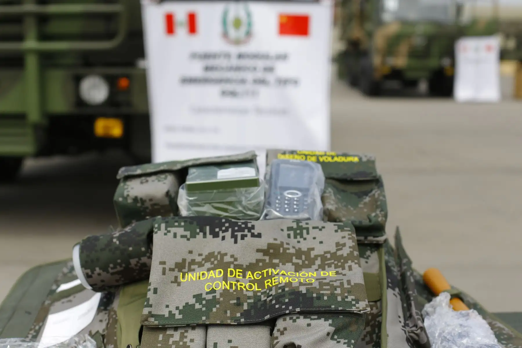 Jefe de Estado participa en la ceremonia de entrega de donación de la República Popular China a las Fuerzas Armadas. Foto: ANDINA/Prensa Presidencia