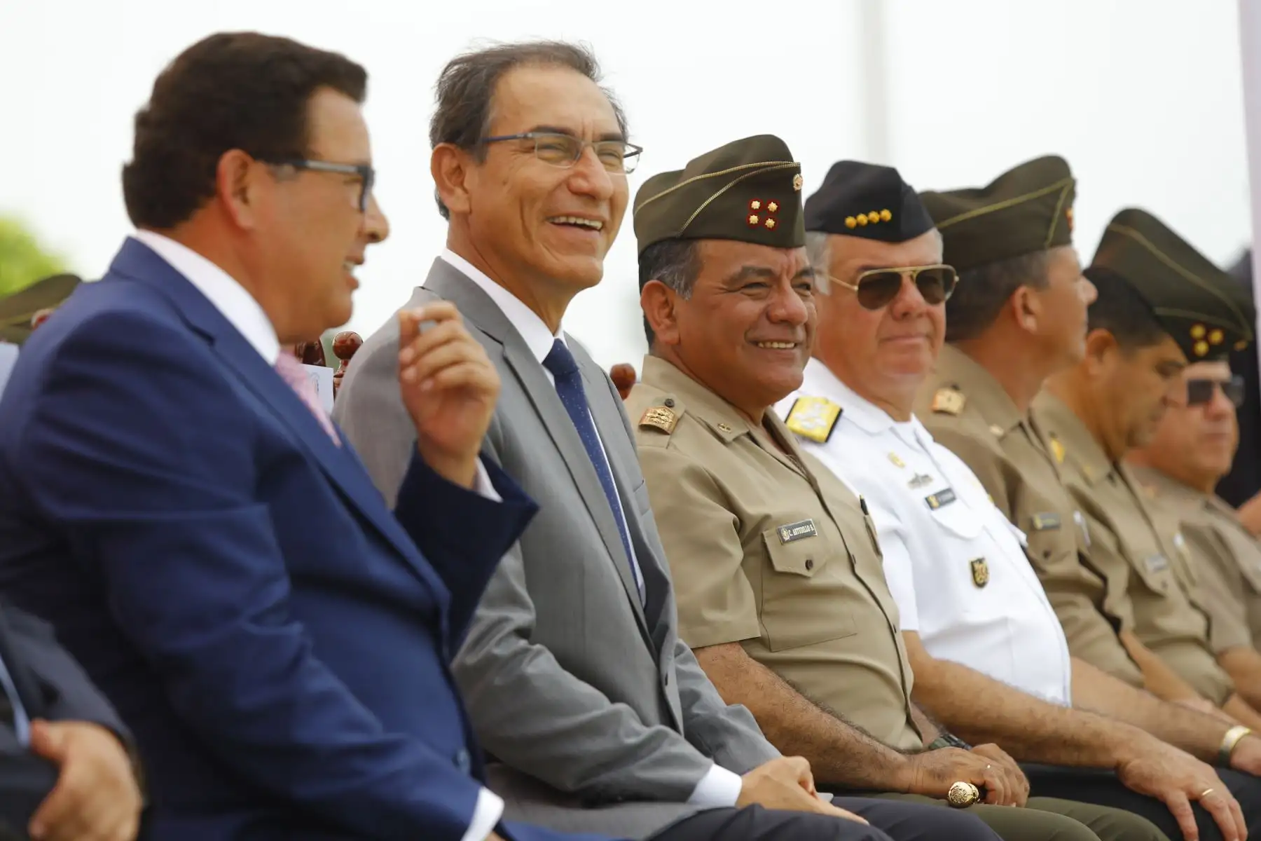 Jefe de Estado participa en la ceremonia de entrega de donación de la República Popular China a las Fuerzas Armadas. Foto: ANDINA/Prensa Presidencia