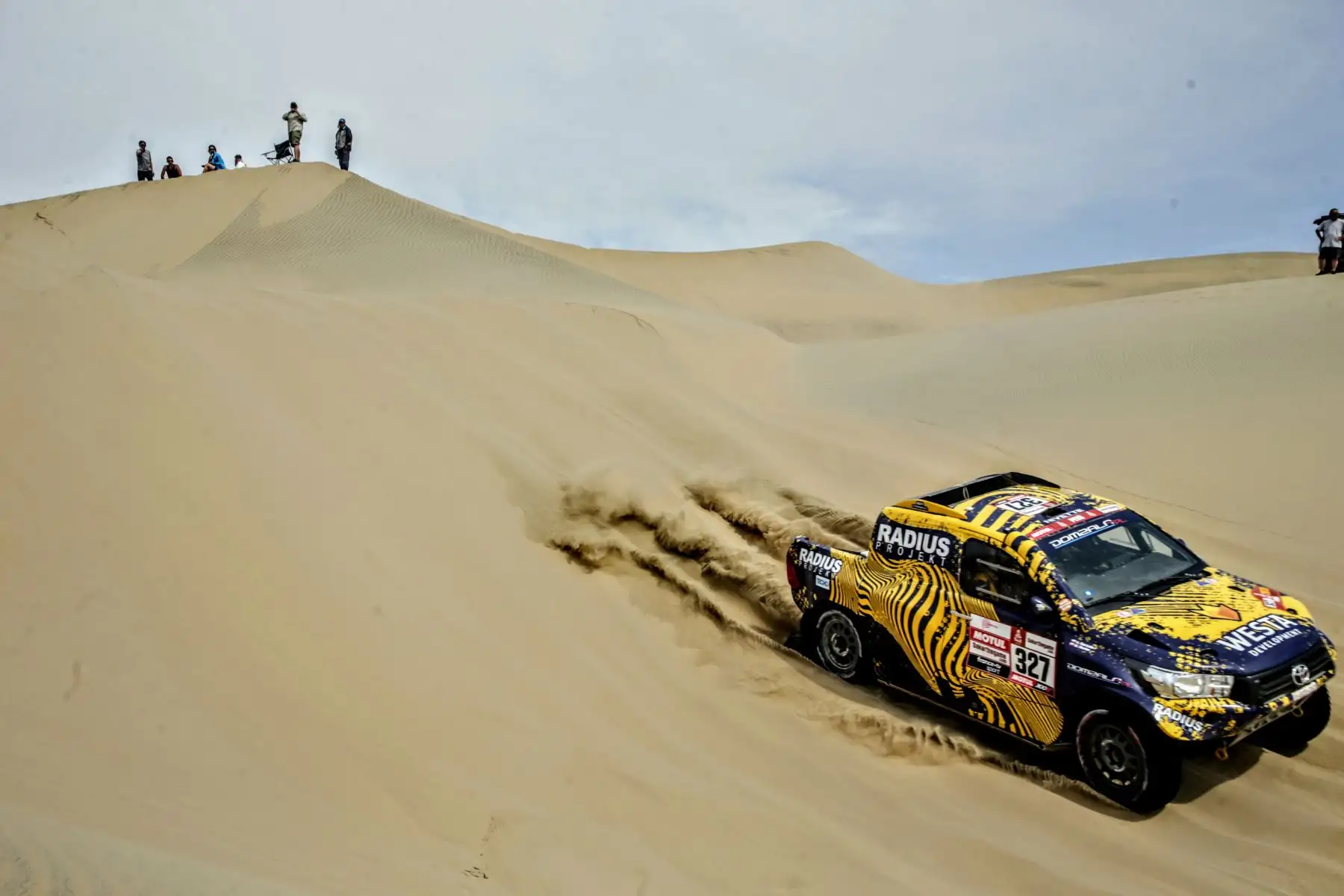 1º etapa de la ruta Marcona, Rally Dakar 2019. Foto: ANDINA/Luis Iparraguirre