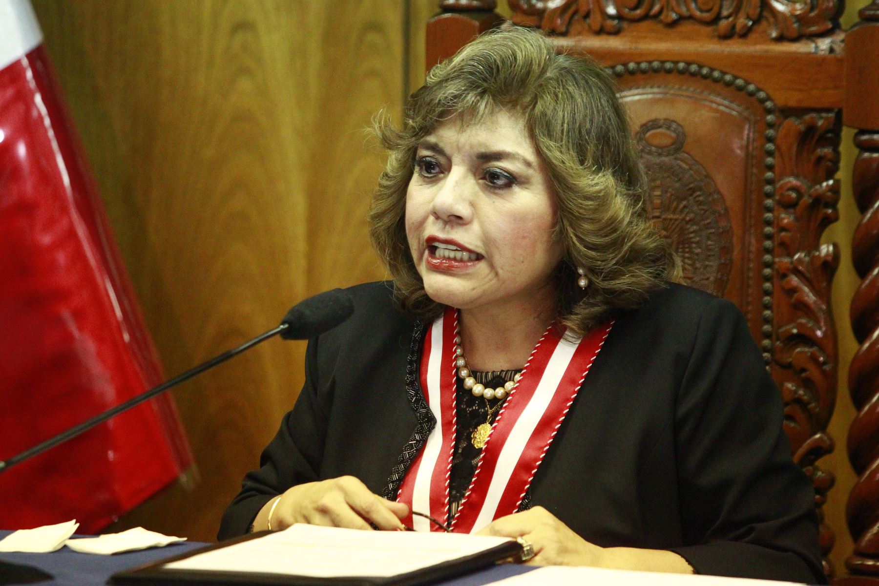08/01/2019   Conferencia de Prensa de la nueva Fiscal de la Nación,Dra.Zoraida Avalos.Foto: ANDINA/Eddy Ramos
