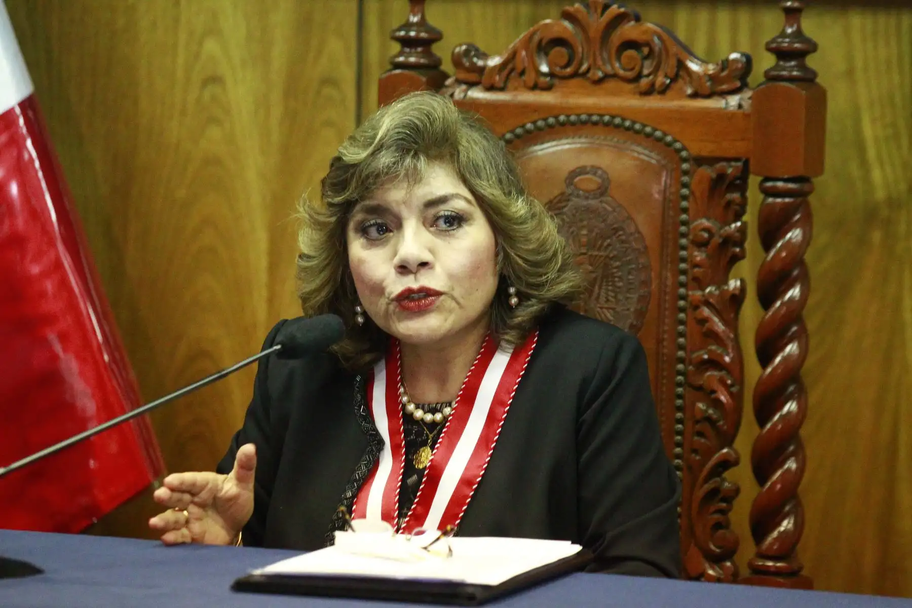 08/01/2019   Conferencia de Prensa de la nueva Fiscal de la Nación,Dra.Zoraida Avalos.Foto: ANDINA/Eddy Ramos