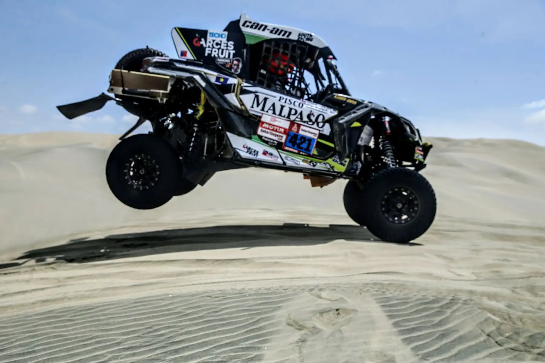 Segunda etapa de la ruta San Juan de Marcona del Rally Dakar 2019. Foto: ANDINA/Luis Iparraguirre