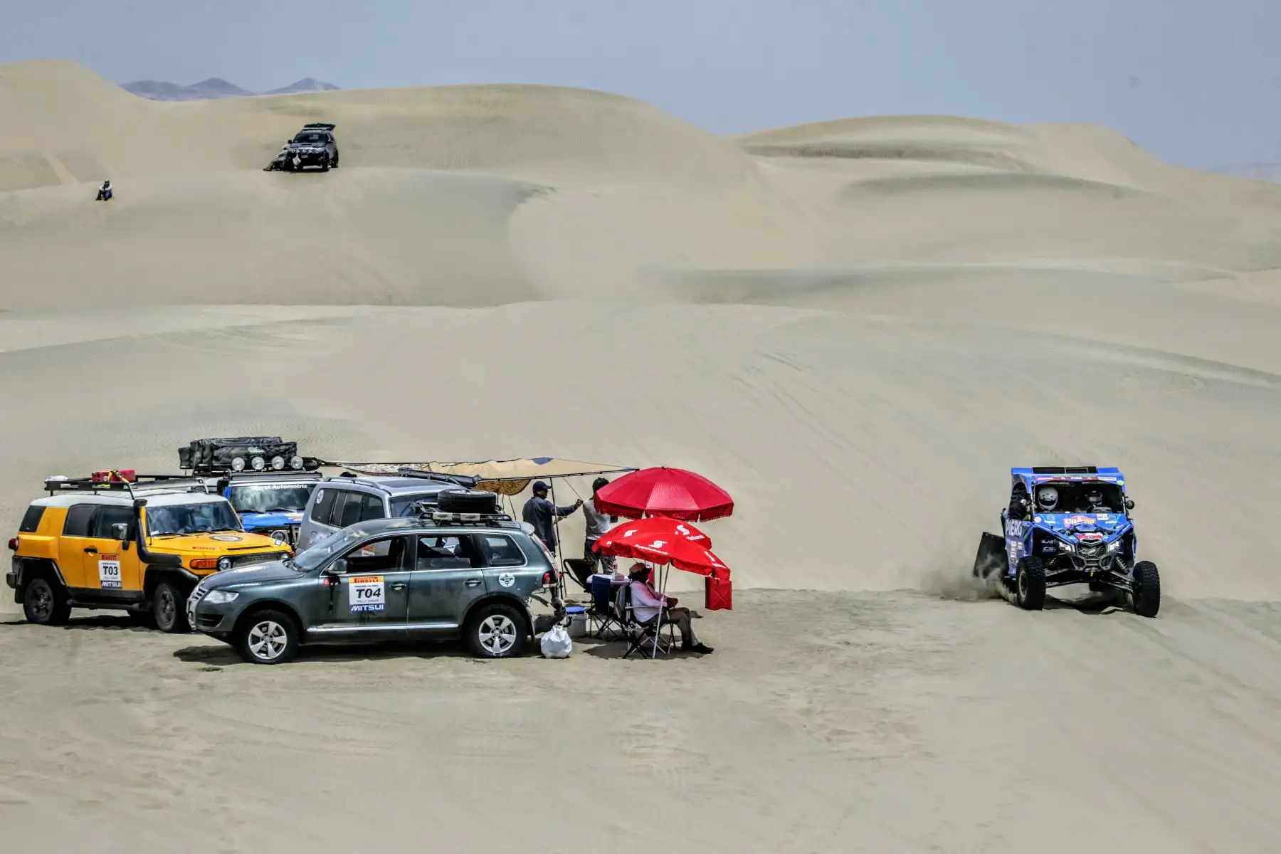Segunda etapa de la ruta San Juan de Marcona del Rally Dakar 2019. Foto: ANDINA/Luis Iparraguirre