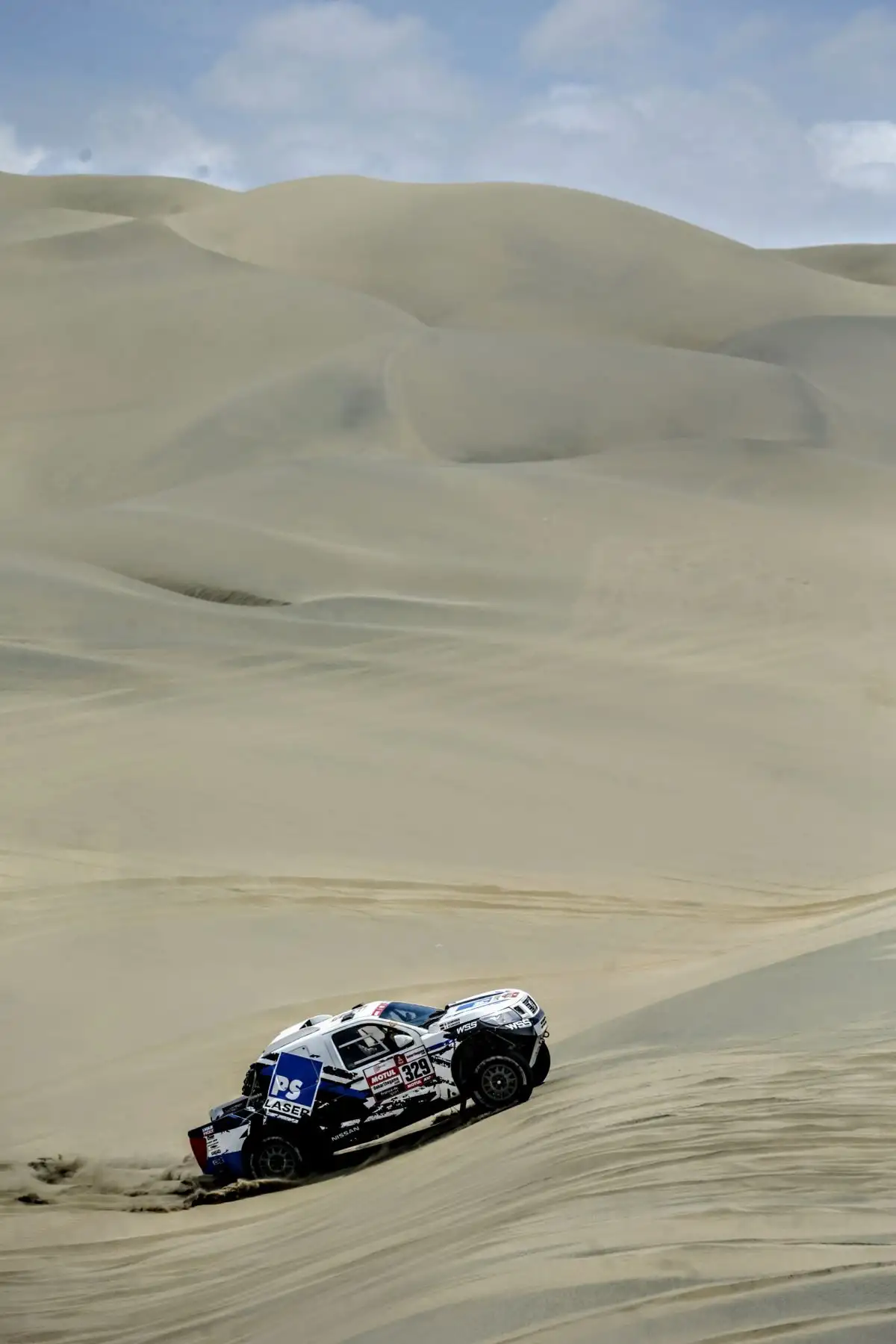 Segunda etapa de la ruta San Juan de Marcona del Rally Dakar 2019. Foto: ANDINA/Luis Iparraguirre