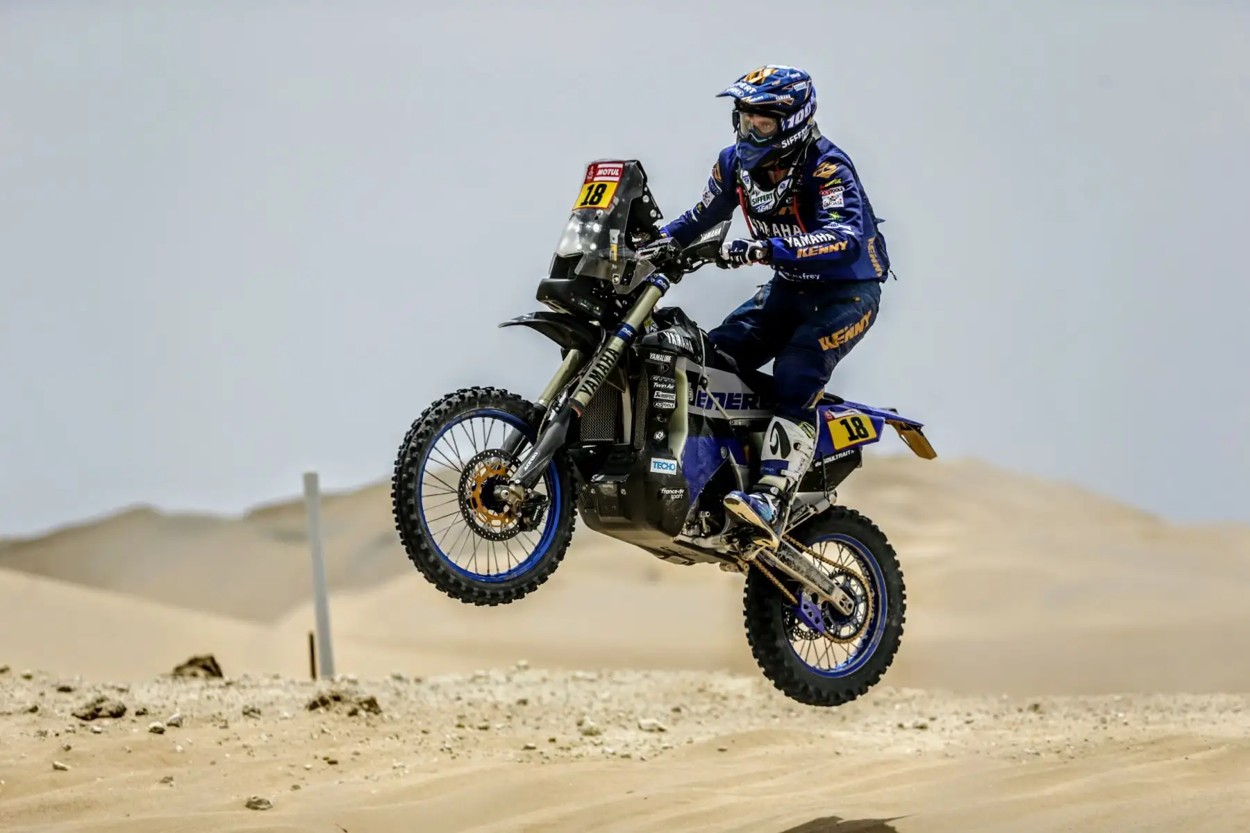 Segunda etapa de la ruta San Juan de Marcona del Rally Dakar 2019. Foto: ANDINA/Luis Iparraguirre
