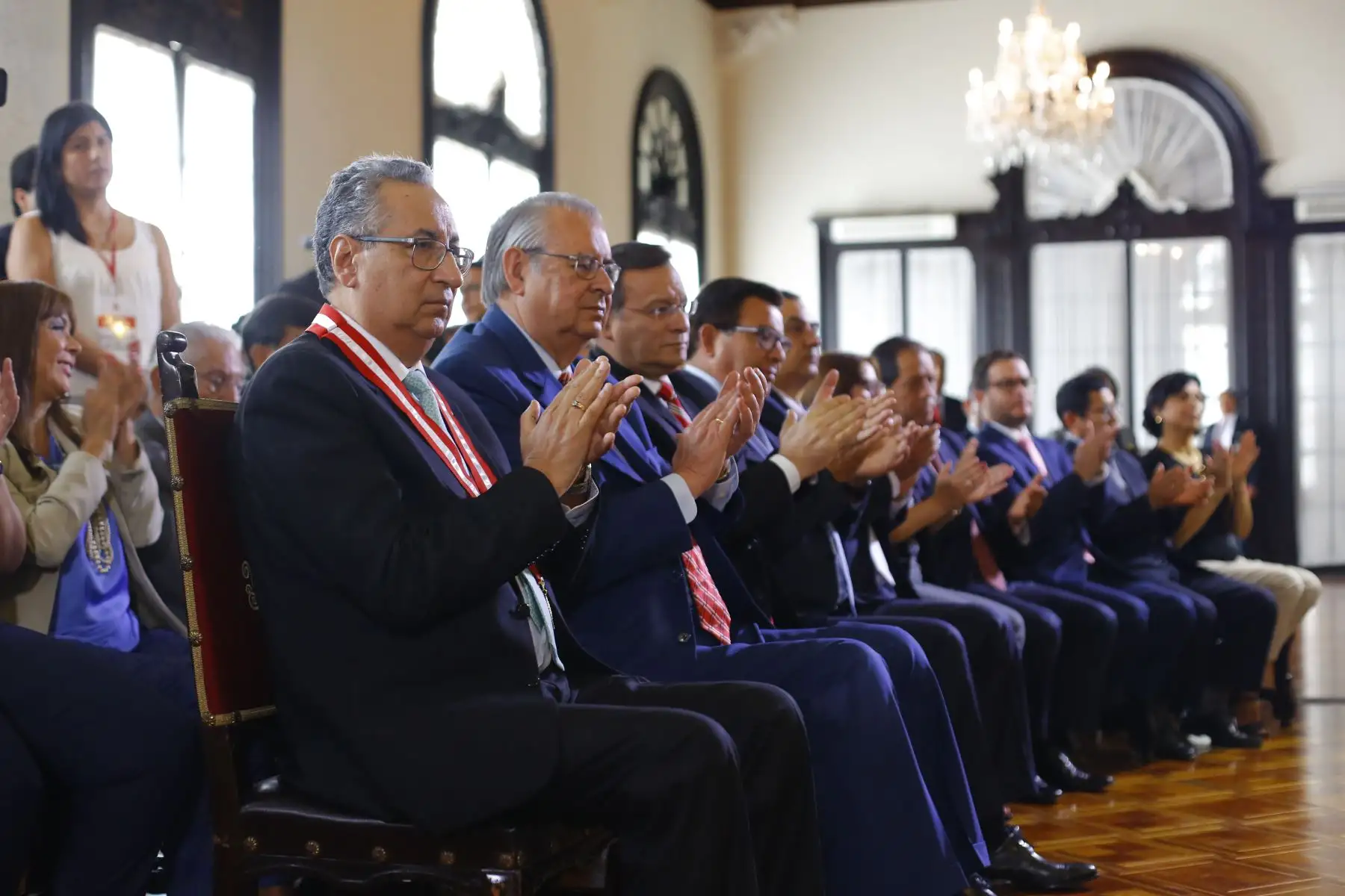 Jefe de Estado preside la ceremonia de Promulgación de las Leyes de Reforma Constitucional y el Decreto Supremo que establece el 2019 como el “Año de la lucha contra la corrupción y la impunidad".
Foto: ANDINA/Prensa Presidencia