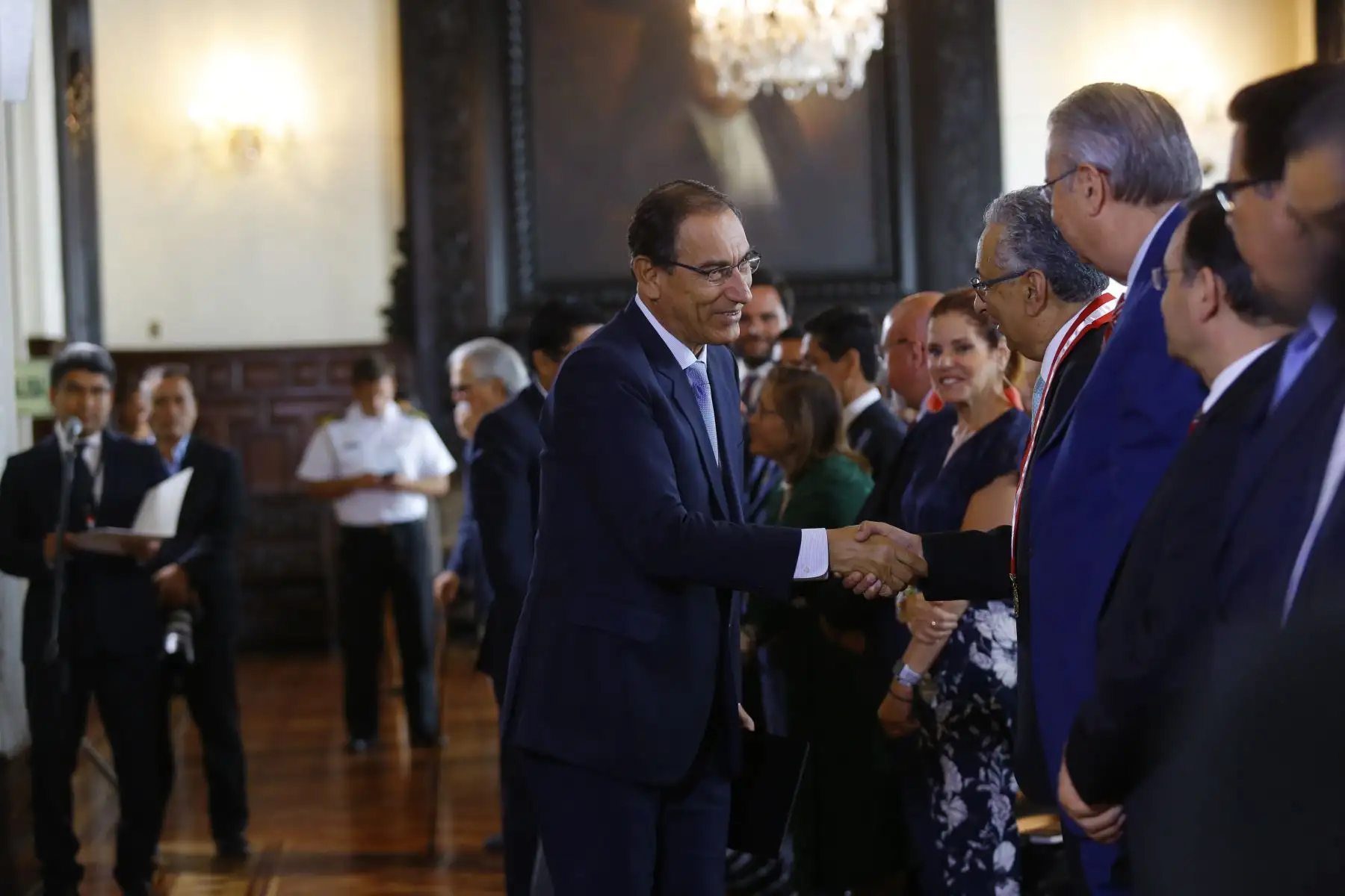 Jefe de Estado preside la ceremonia de Promulgación de las Leyes de Reforma Constitucional y el Decreto Supremo que establece el 2019 como el “Año de la lucha contra la corrupción y la impunidad".
Foto: ANDINA/Prensa Presidencia