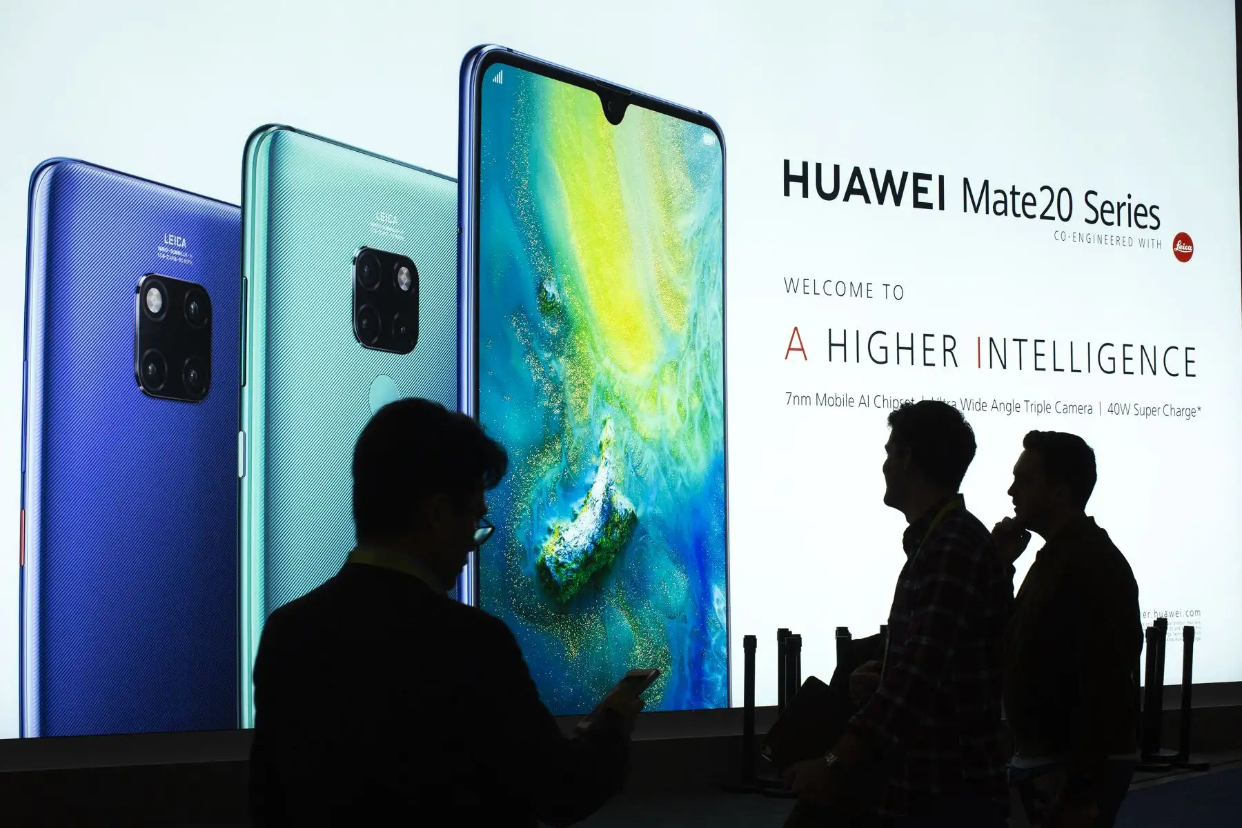 Celulares Huawei. Foto: AFP