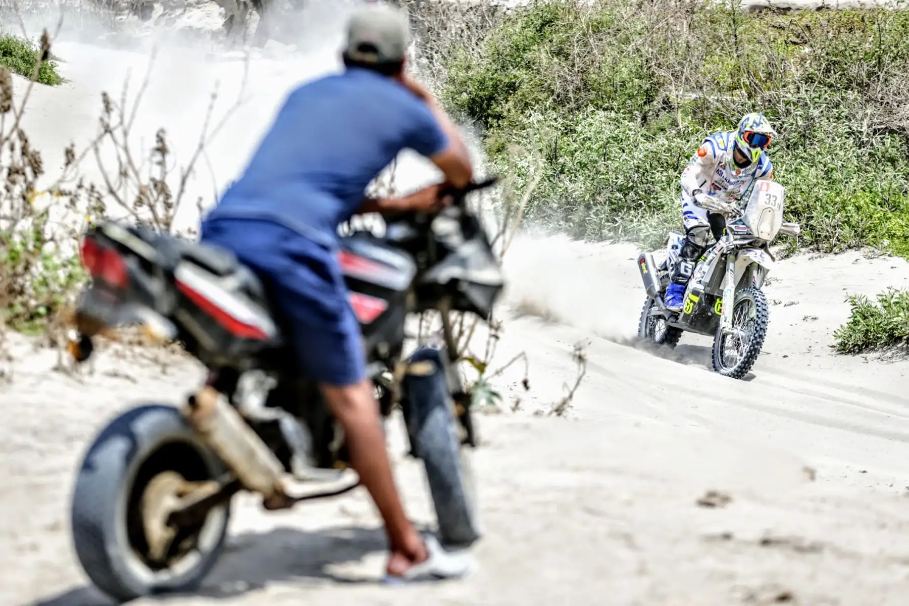 Rally Dakar 2019 tramo San Juan de Marcona - Arequipa. Foto: ANDINA/Luis Iparraguirre