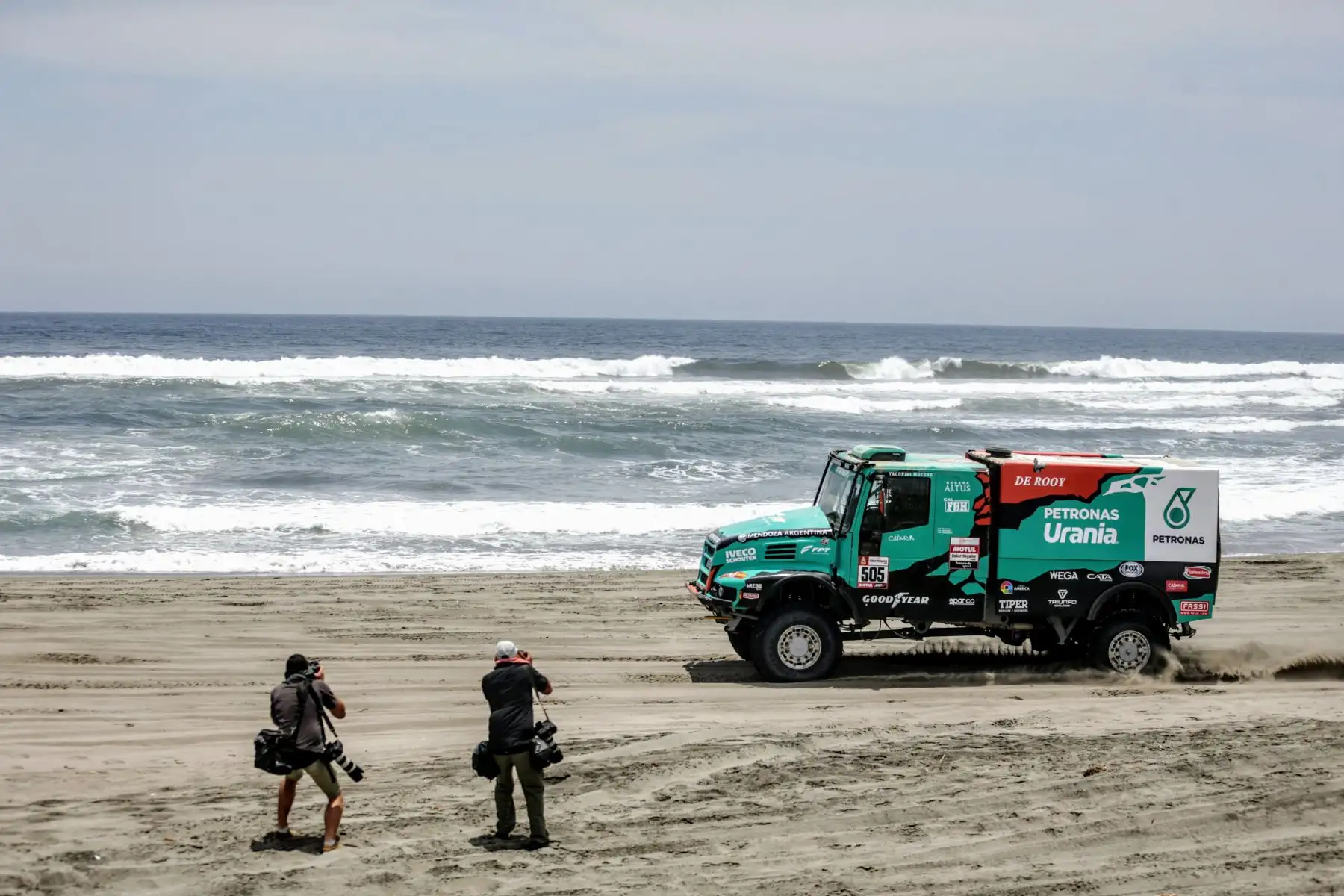 Rally Dakar 2019 tramo San Juan de Marcona - Arequipa. Foto: ANDINA/Luis Iparraguirre