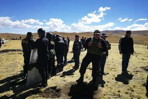 Al menos 24 policías resultaron heridos a consecuencia de los actos vandálicos causados por manifestantes. ANDINA/Archivo
