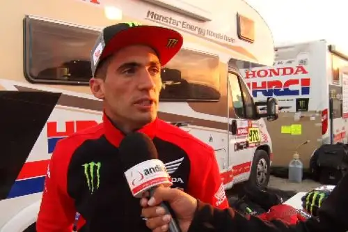 Motociclista argentino, Kevin Benavides. Foto: Andina.
