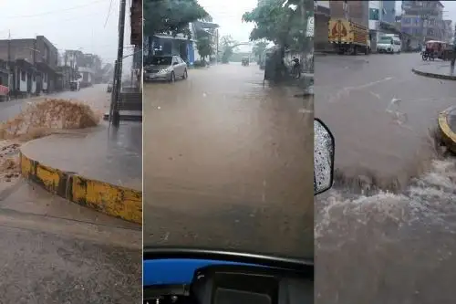 Lluvia intensa se registra ahora en distrito de Pichanaki, en Junín. Foto: C. Madueño/Senamhi/Twitter