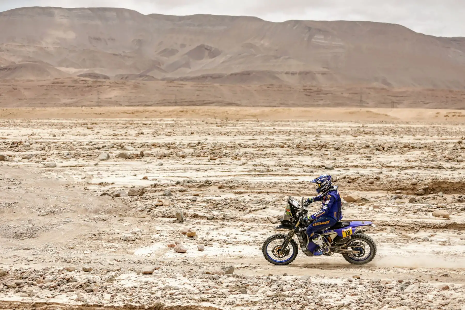 Cuarto día del Rally Dakar 2019, desde Arequipa en modo marathon dentro del desierto de Moquegua. Foto: ANDINA/Luis Iparraguirre