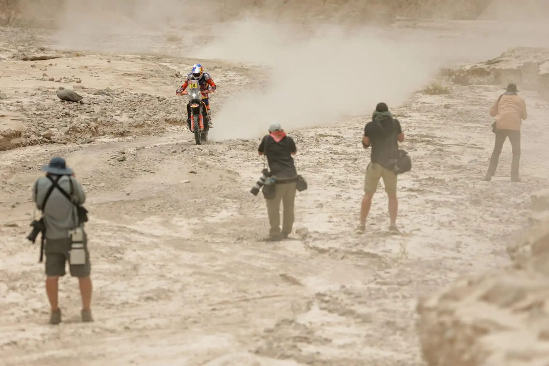 Cuarto día del Rally Dakar 2019, desde Arequipa en modo marathon dentro del desierto de Moquegua. Foto: ANDINA/Luis Iparraguirre
