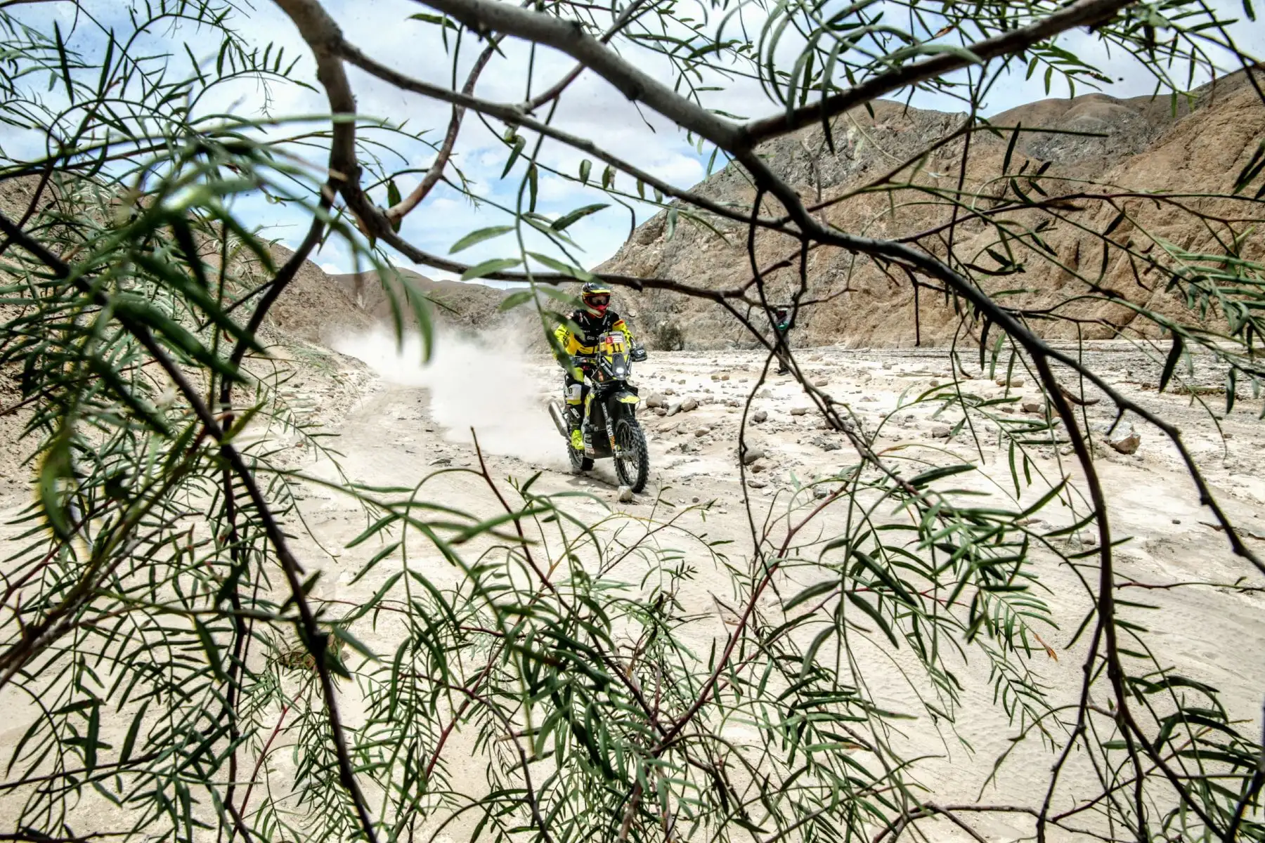 Cuarto día del Rally Dakar 2019, desde Arequipa en modo marathon dentro del desierto de Moquegua. Foto: ANDINA/Luis Iparraguirre