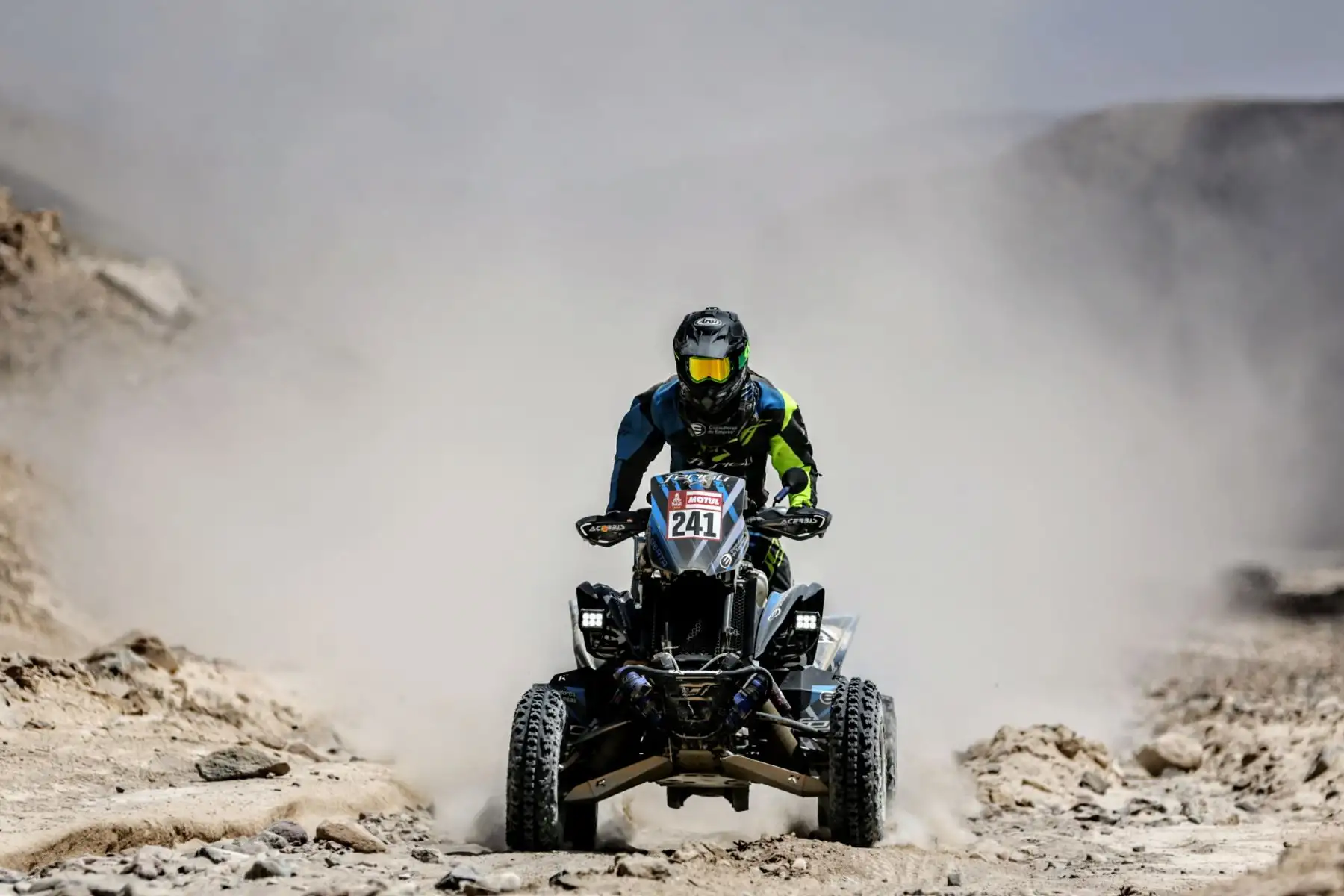 Cuarto día del Rally Dakar 2019, desde Arequipa en modo marathon dentro del desierto de Moquegua. Foto: ANDINA/Luis Iparraguirre