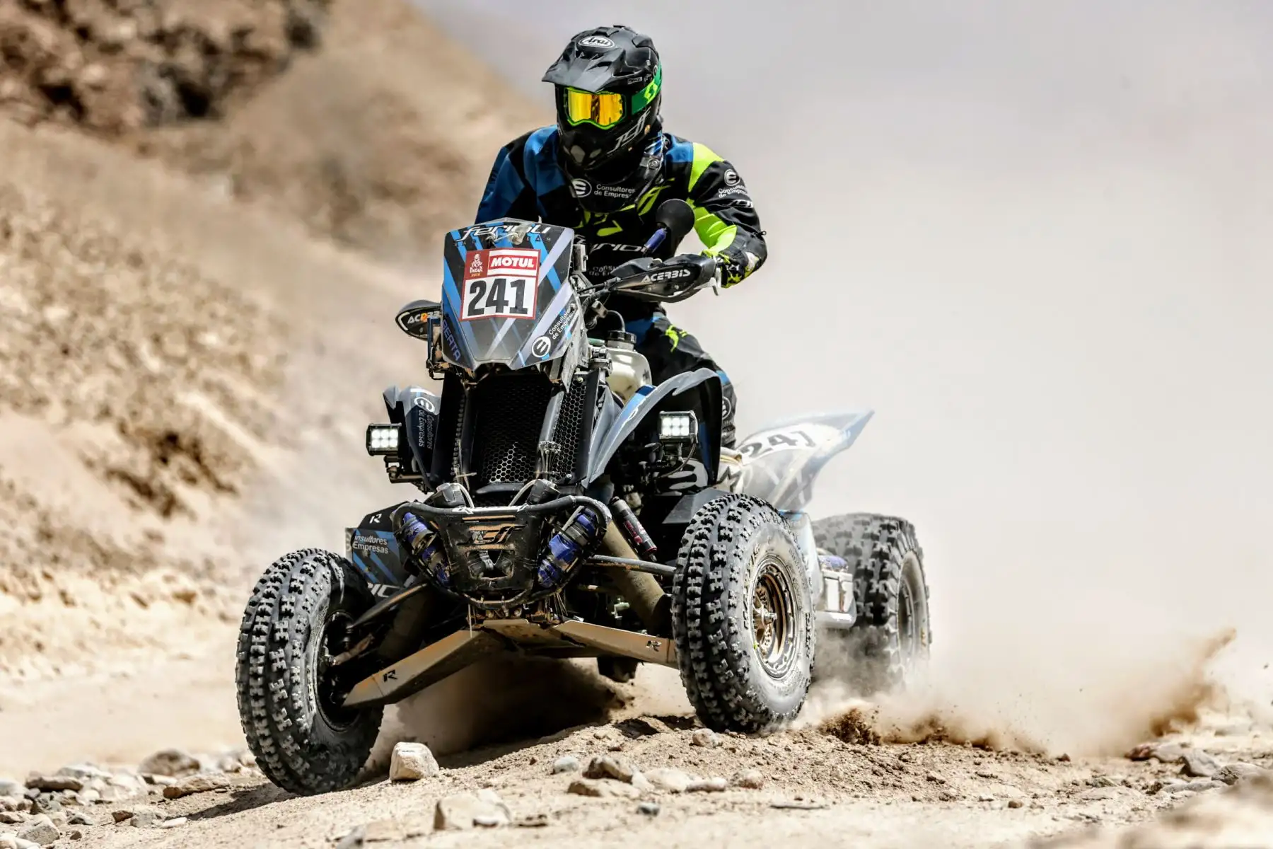Cuarto día del Rally Dakar 2019, desde Arequipa en modo marathon dentro del desierto de Moquegua. Foto: ANDINA/Luis Iparraguirre