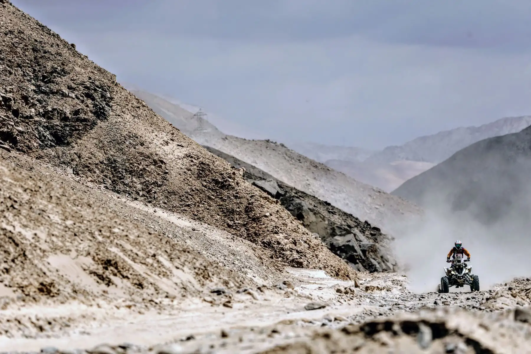 Cuarto día del Rally Dakar 2019, desde Arequipa en modo marathon dentro del desierto de Moquegua. Foto: ANDINA/Luis Iparraguirre