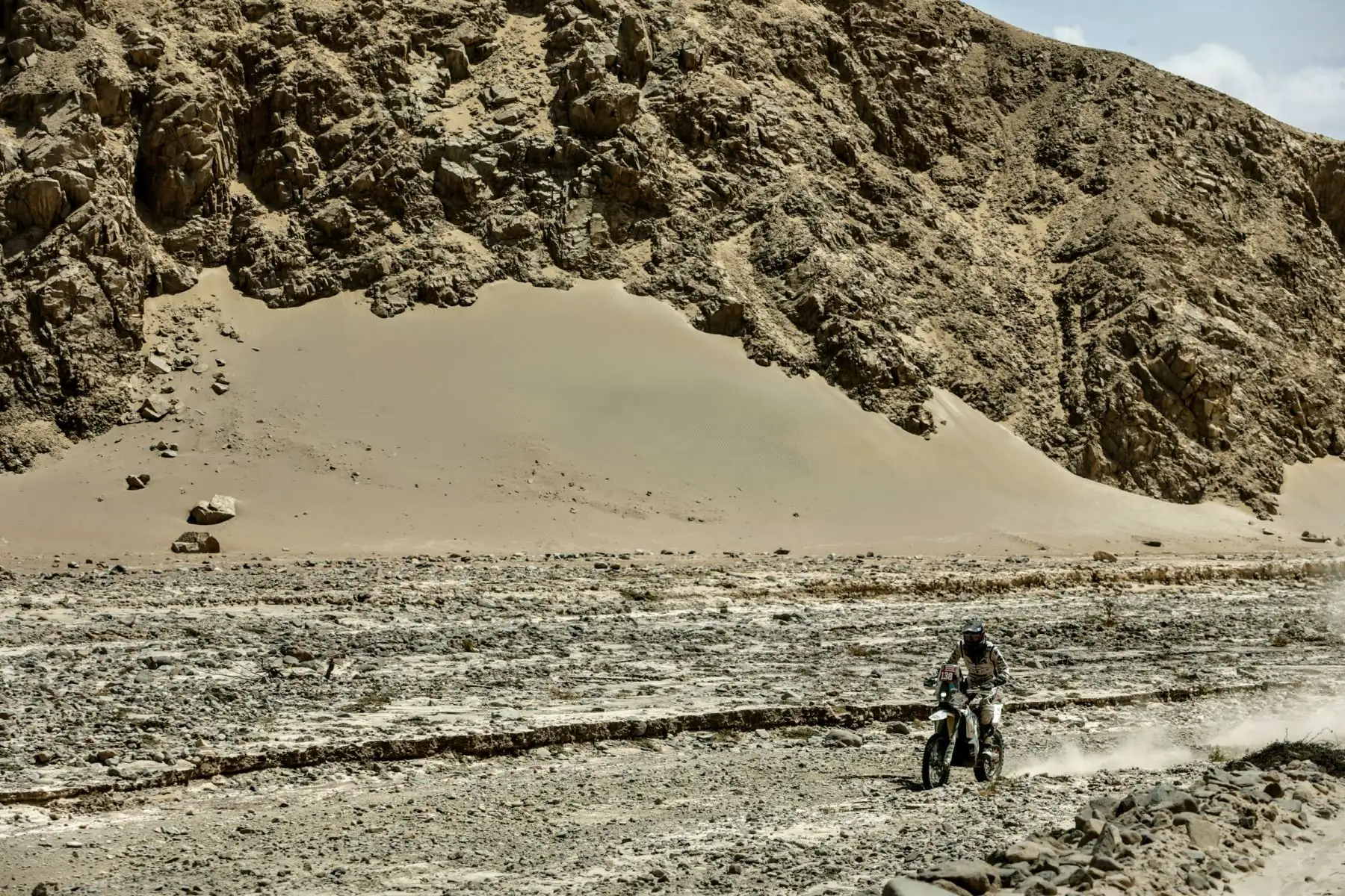 Cuarto día del Rally Dakar 2019, desde Arequipa en modo marathon dentro del desierto de Moquegua. Foto: ANDINA/Luis Iparraguirre