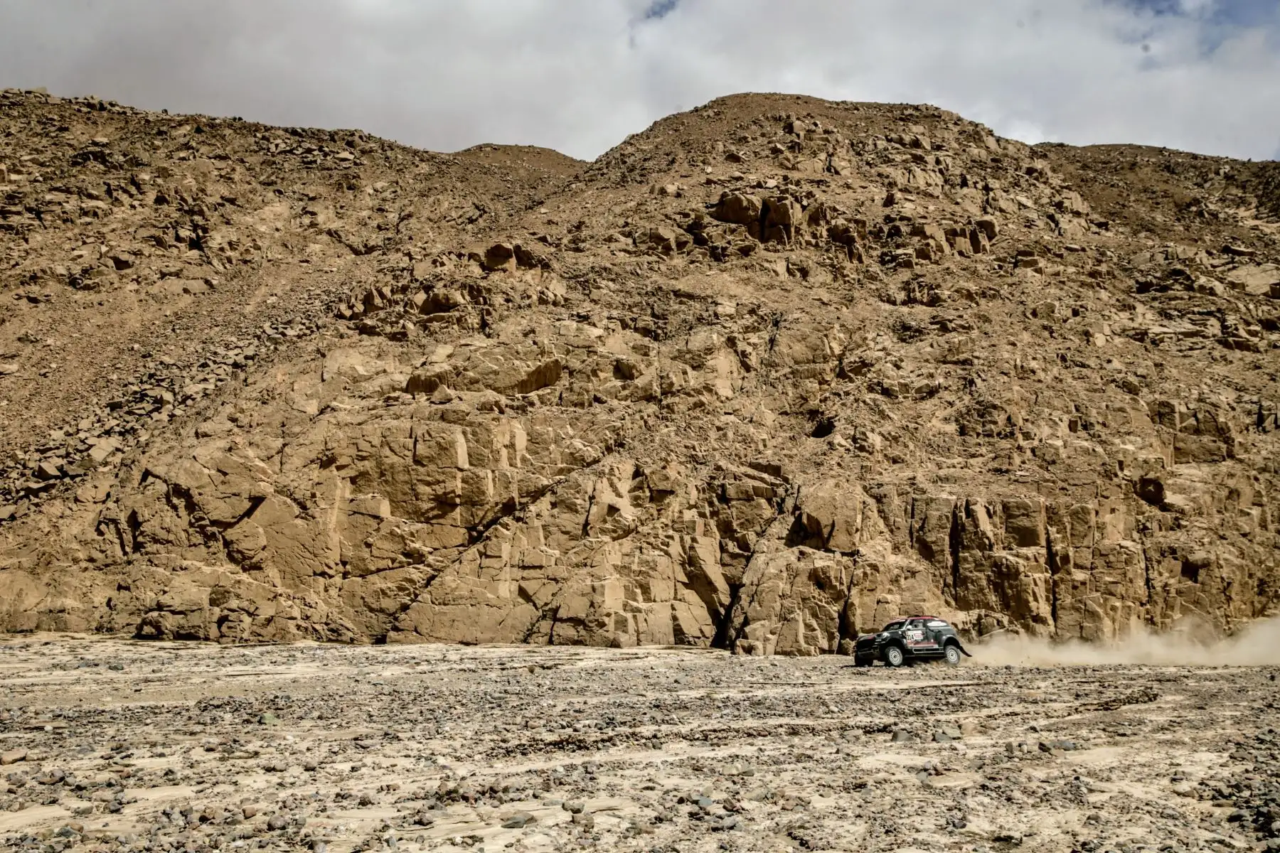 Cuarto día del Rally Dakar 2019, desde Arequipa en modo marathon dentro del desierto de Moquegua. Foto: ANDINA/Luis Iparraguirre
