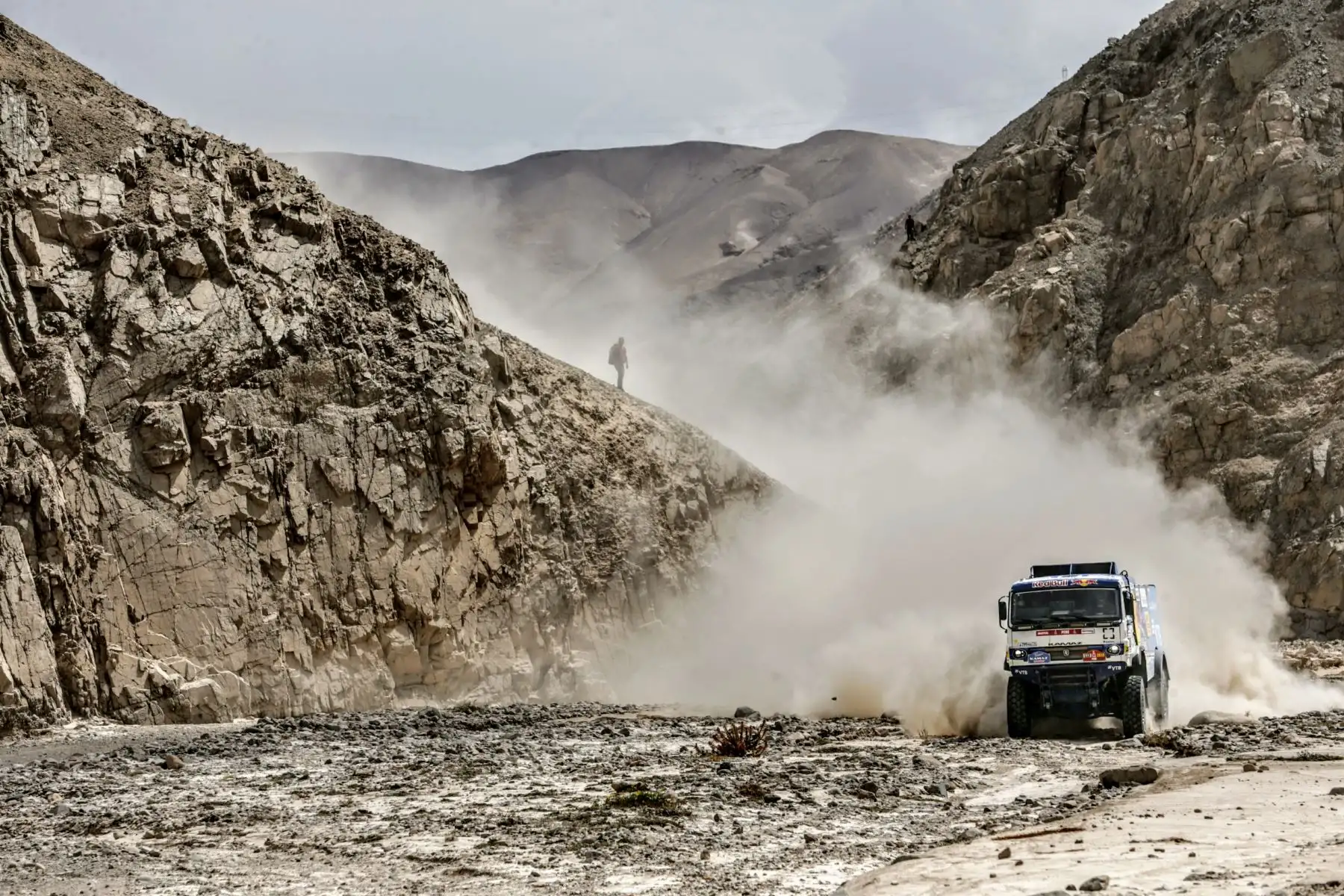 Cuarto día del Rally Dakar 2019, desde Arequipa en modo marathon dentro del desierto de Moquegua. Foto: ANDINA/Luis Iparraguirre