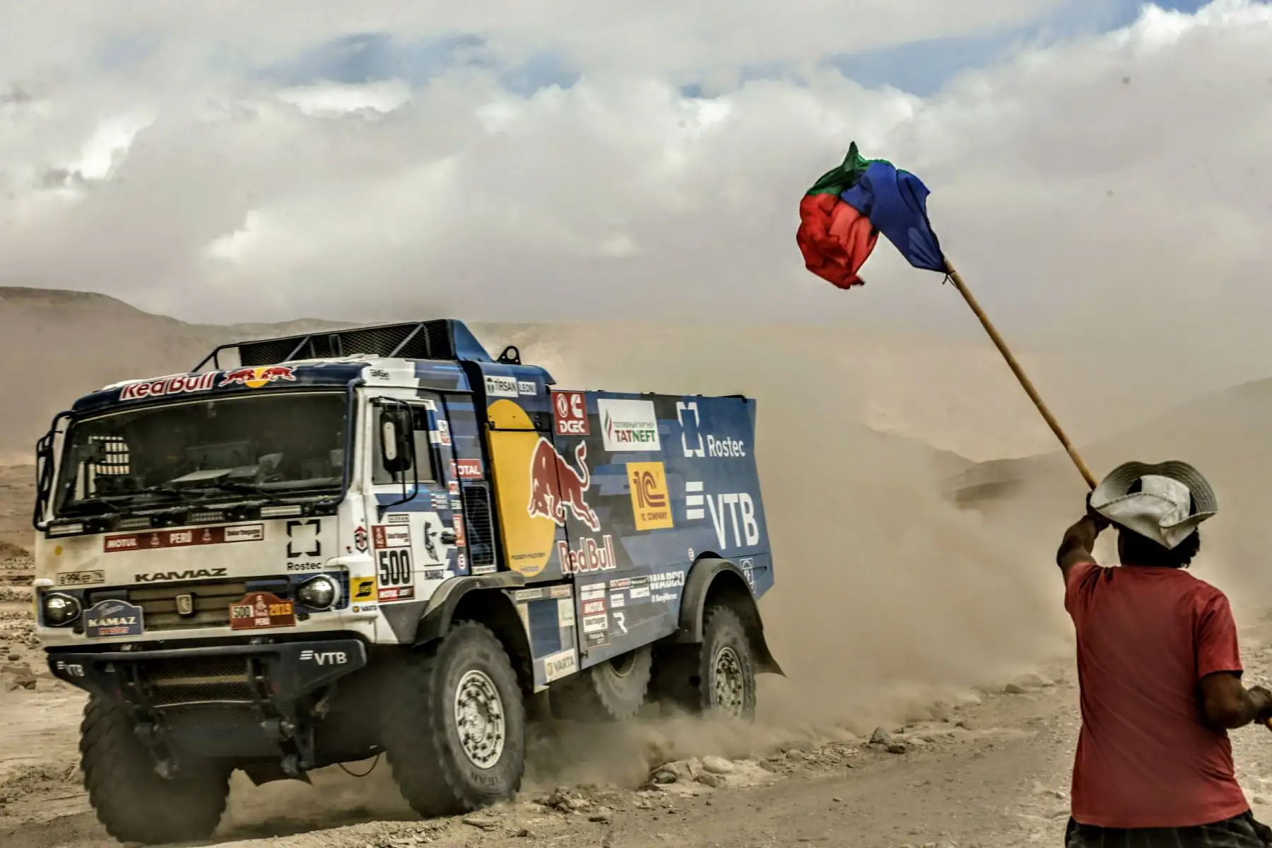 Cuarto día del Rally Dakar 2019, desde Arequipa en modo marathon dentro del desierto de Moquegua. Foto: ANDINA/Luis Iparraguirre
