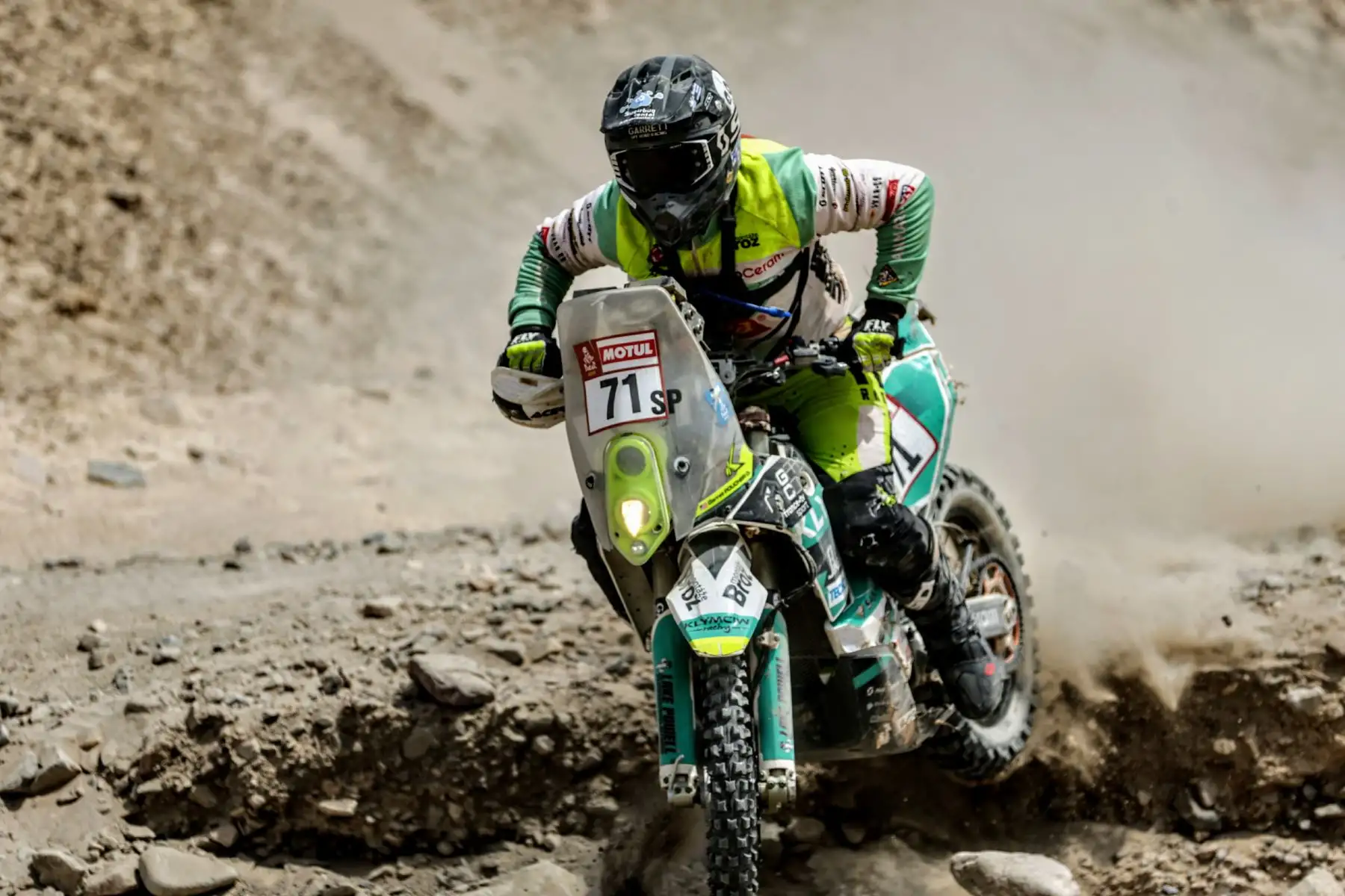 Cuarto día del Rally Dakar 2019, desde Arequipa en modo marathon dentro del desierto de Moquegua. Foto: ANDINA/Luis Iparraguirre
