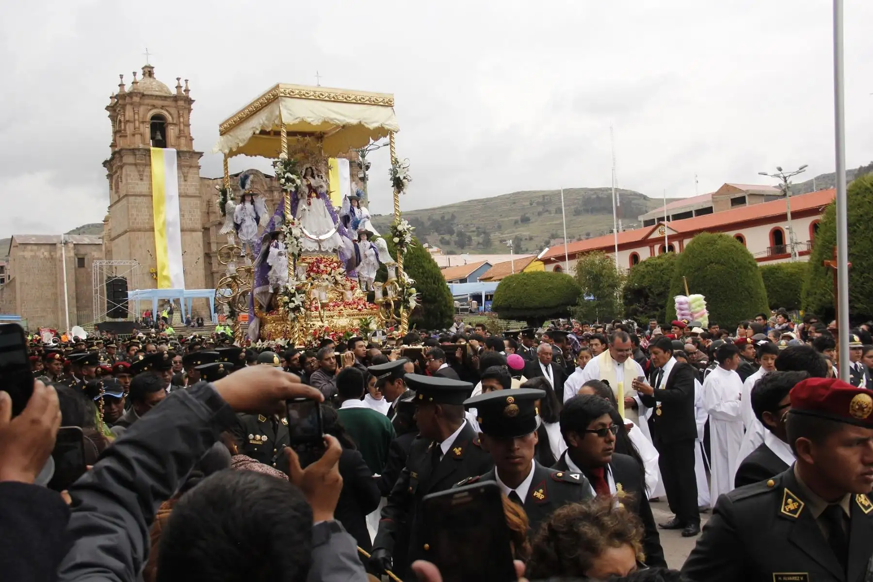 Todo listo en Puno para celebrar Festividad de la Virgen de la Candelaria. ANDINA