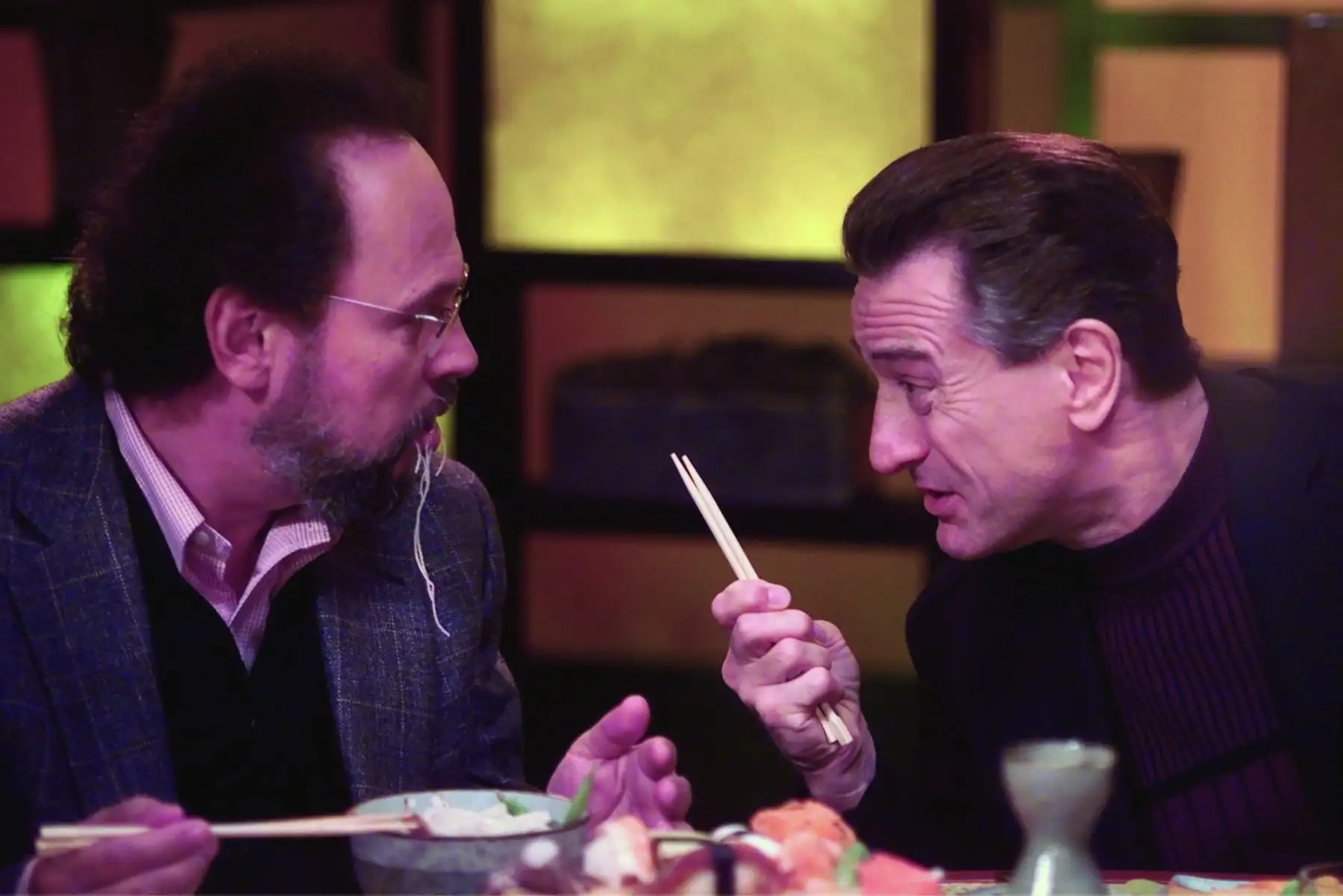 Robert De Niro junto a Blly Crystal  en la película Analízate. Foto: INTERNET/Medios