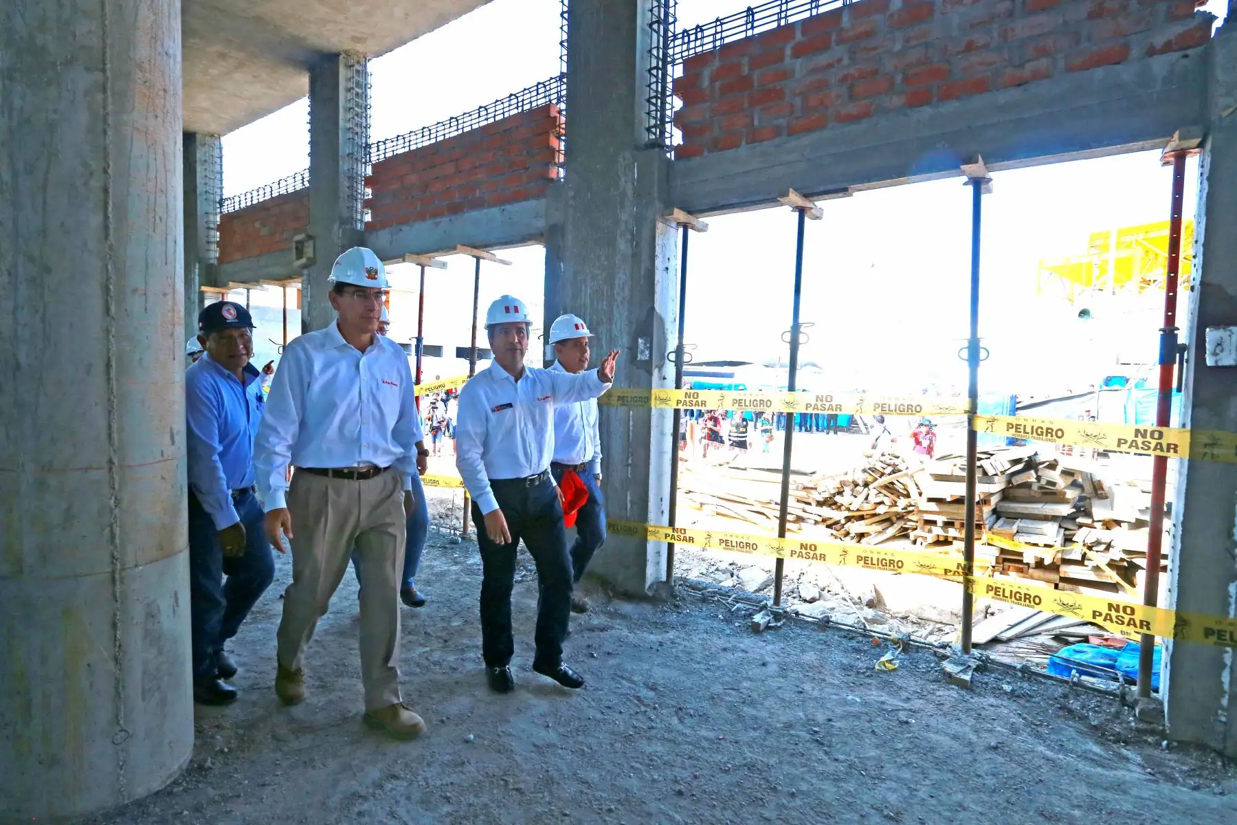 Jefe de Estado inspecciona obras de mejoramiento del Desembarcadero Pesquero Artesanal de Ilo. Foto: ANDINA/Prensa Presidencia