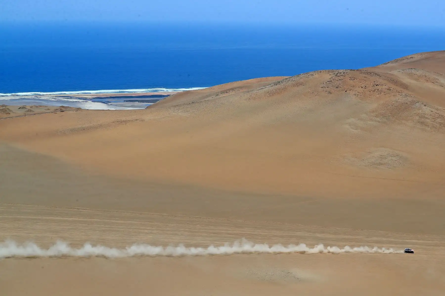 Sobre vuelo ruta Dakar 2019. Foto: ANDINA/Prensa Presidencia
