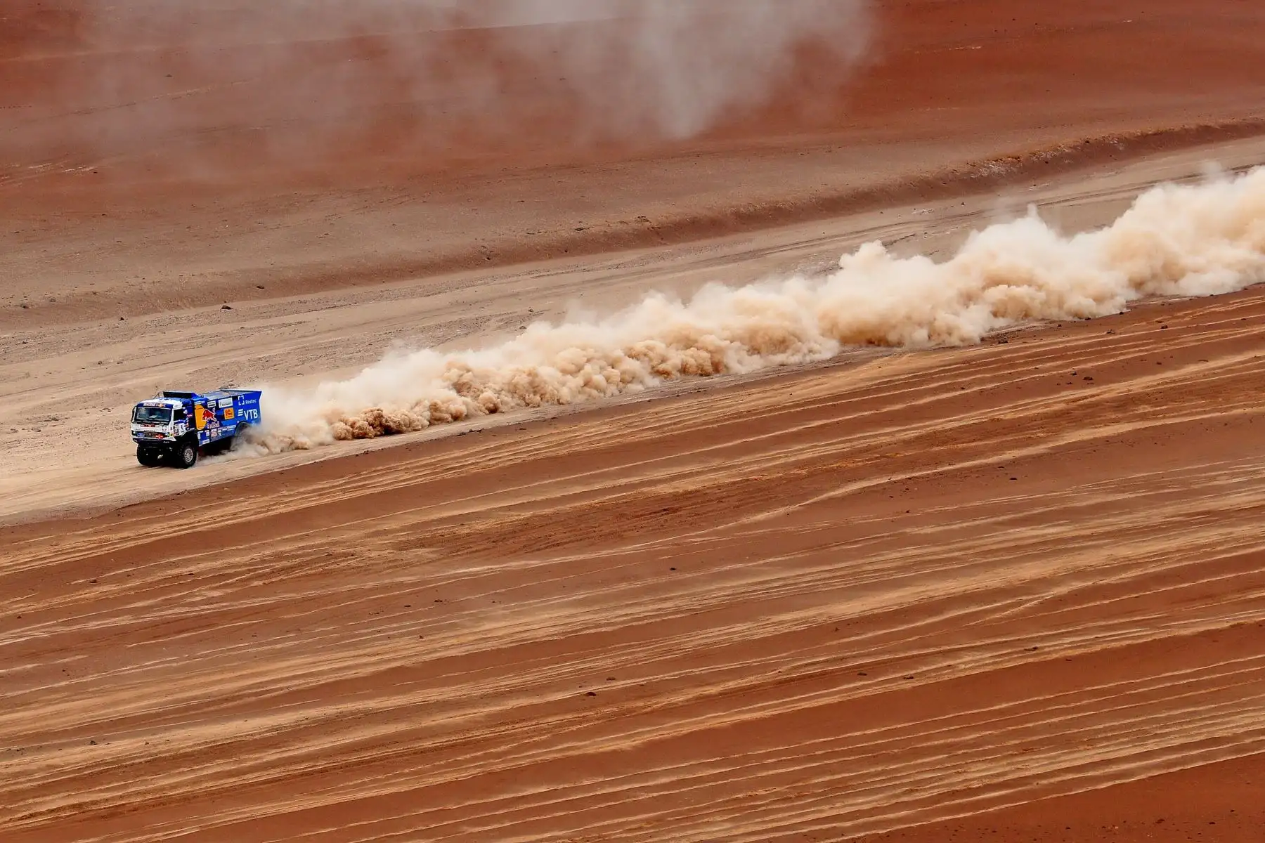Sobre vuelo ruta Dakar 2019. Foto: ANDINA/Prensa Presidencia