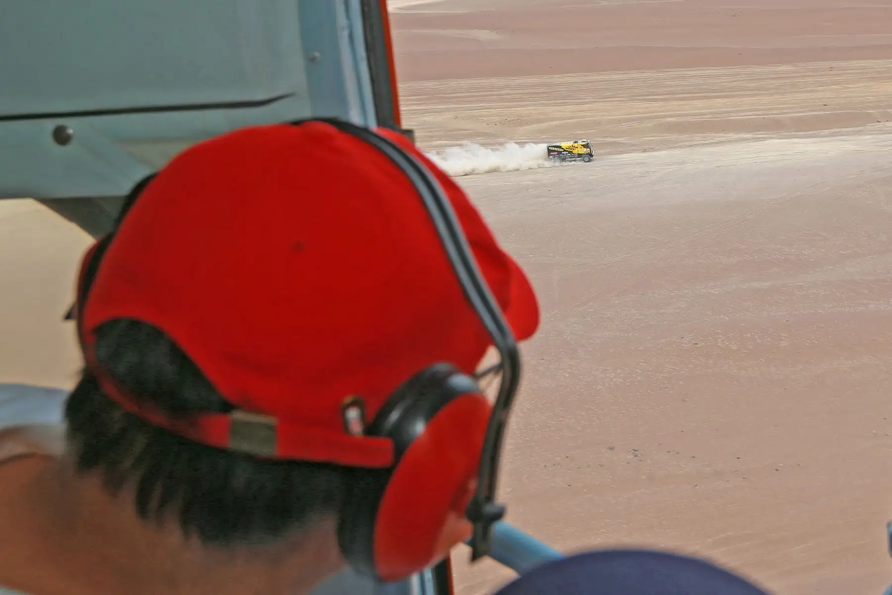 Sobre vuelo ruta Dakar 2019. Foto: ANDINA/Prensa Presidencia