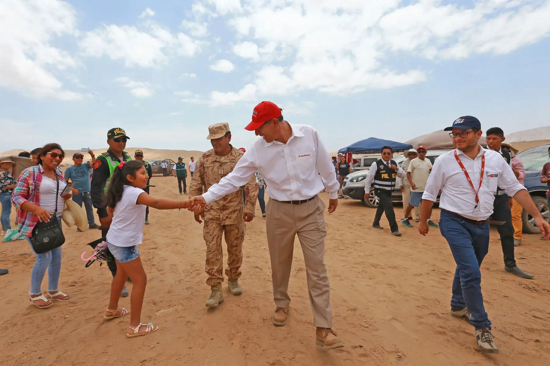 Sobre vuelo ruta Dakar 2019. Foto: ANDINA/Prensa Presidencia