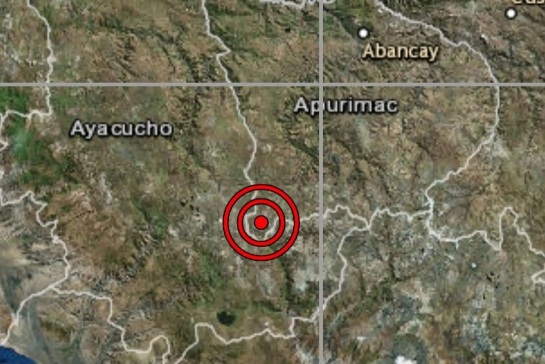 Ayacucho registra sismo de magnitud 3.6 sin provocar daños