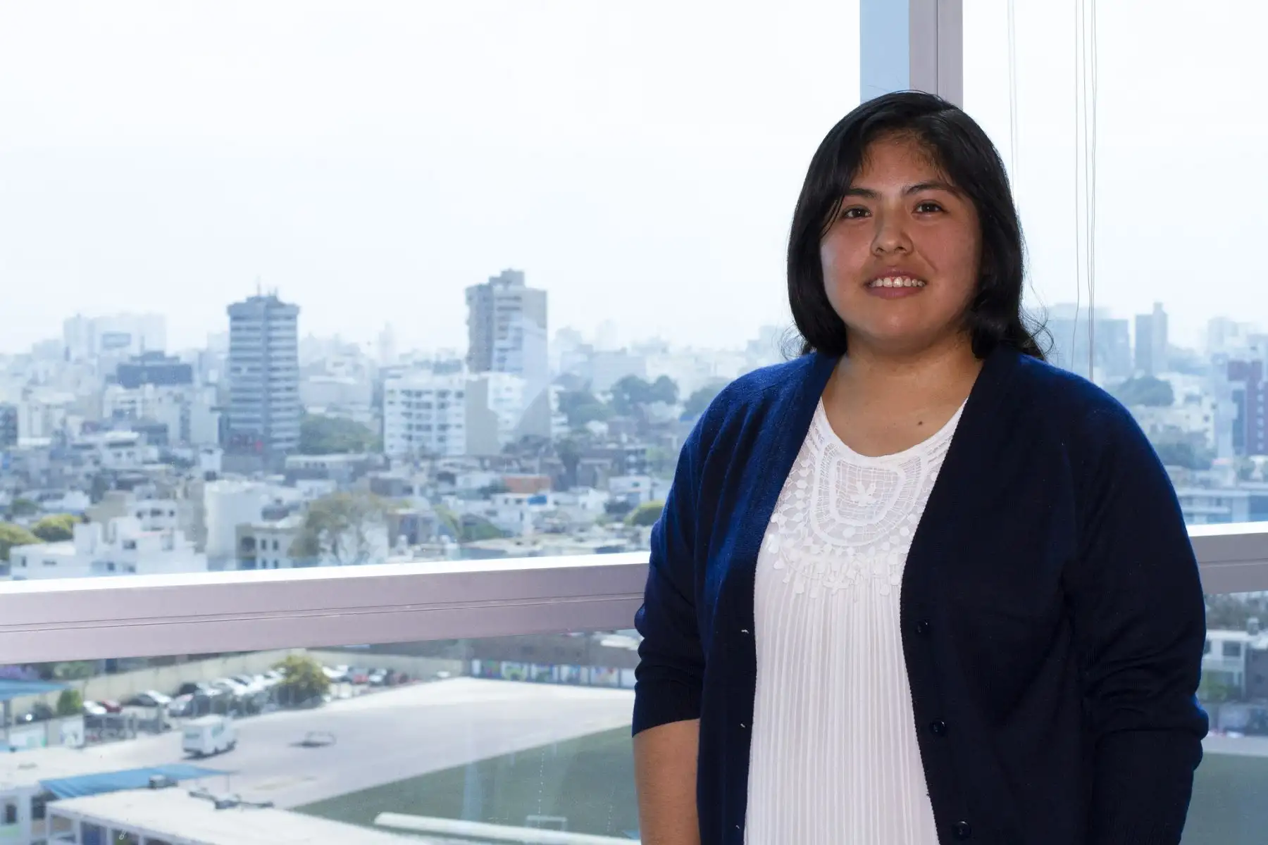 Lucía Ugarte Huayhua, ingeniera beneficiaria de Beca 18. Foto: ANDINA/Difusión.