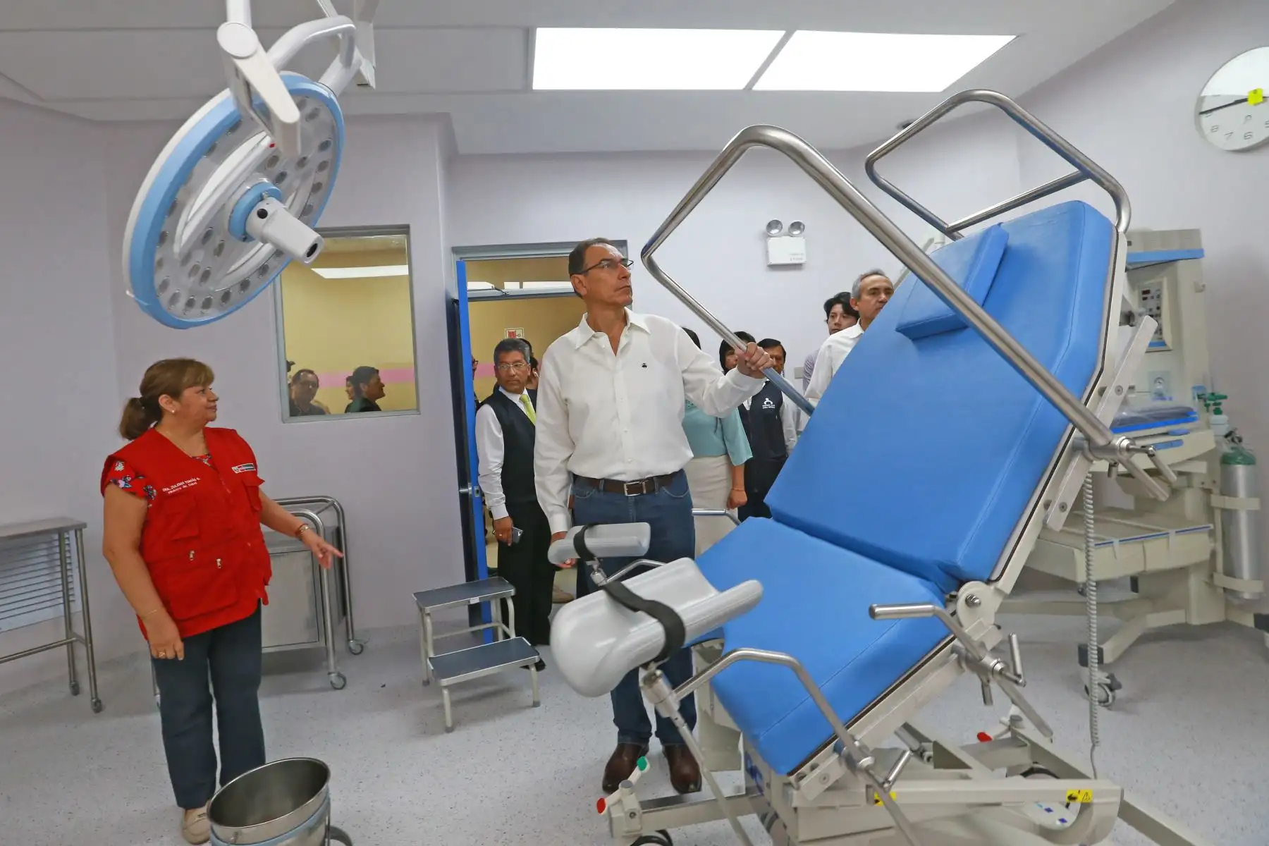 Presidente Martín Vizcarra realizò visita de inspección a las obras del Hospital Regional de Moquegua.Foto: ANDINA/Prensa Presidencia