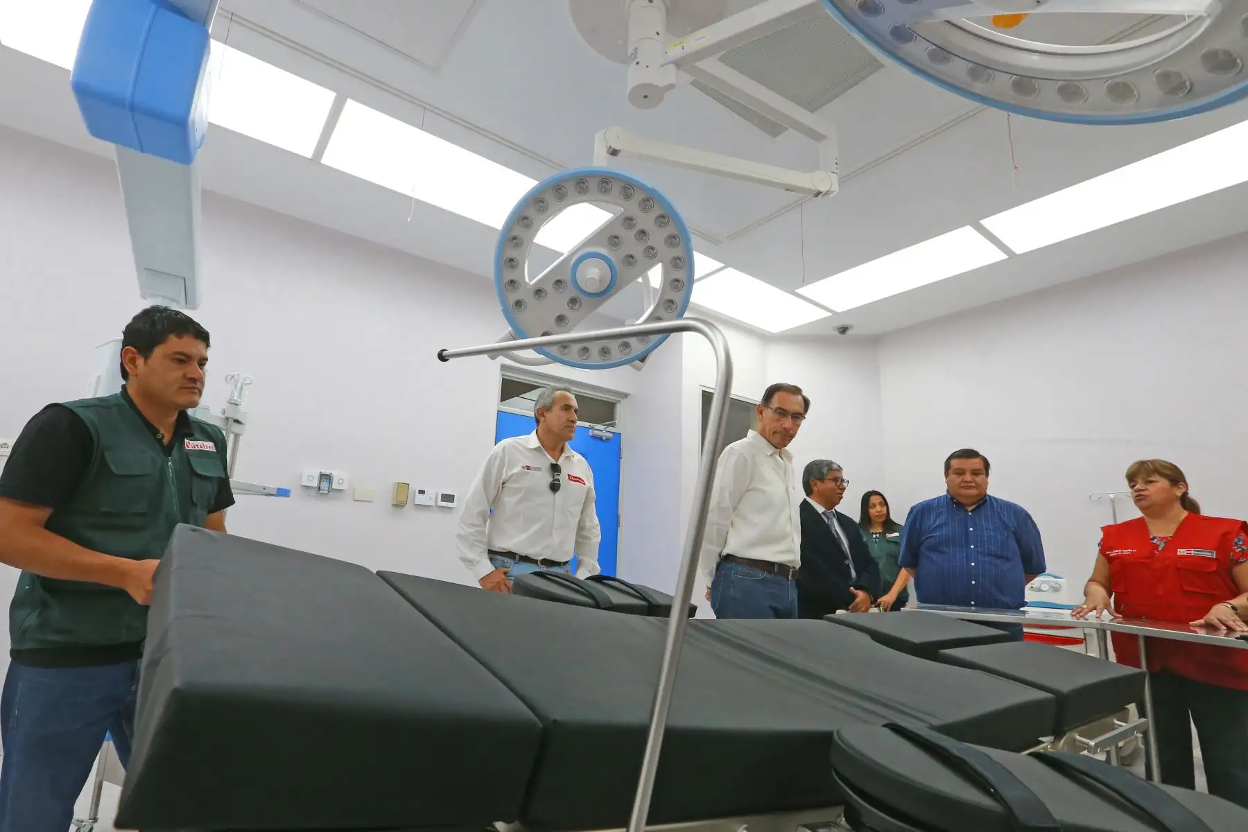 Presidente Martín Vizcarra realizò visita de inspección a las obras del Hospital Regional de Moquegua. Foto: ANDINA/Prensa Presidencia