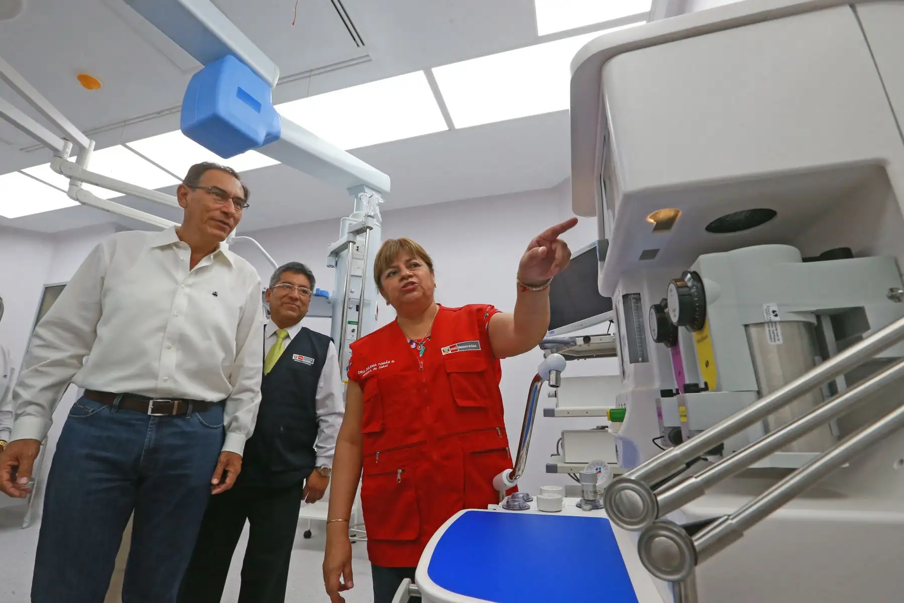 Presidente Martín Vizcarra realizò visita de inspección a las obras del Hospital Regional de Moquegua. Foto: ANDINA/Prensa Presidencia