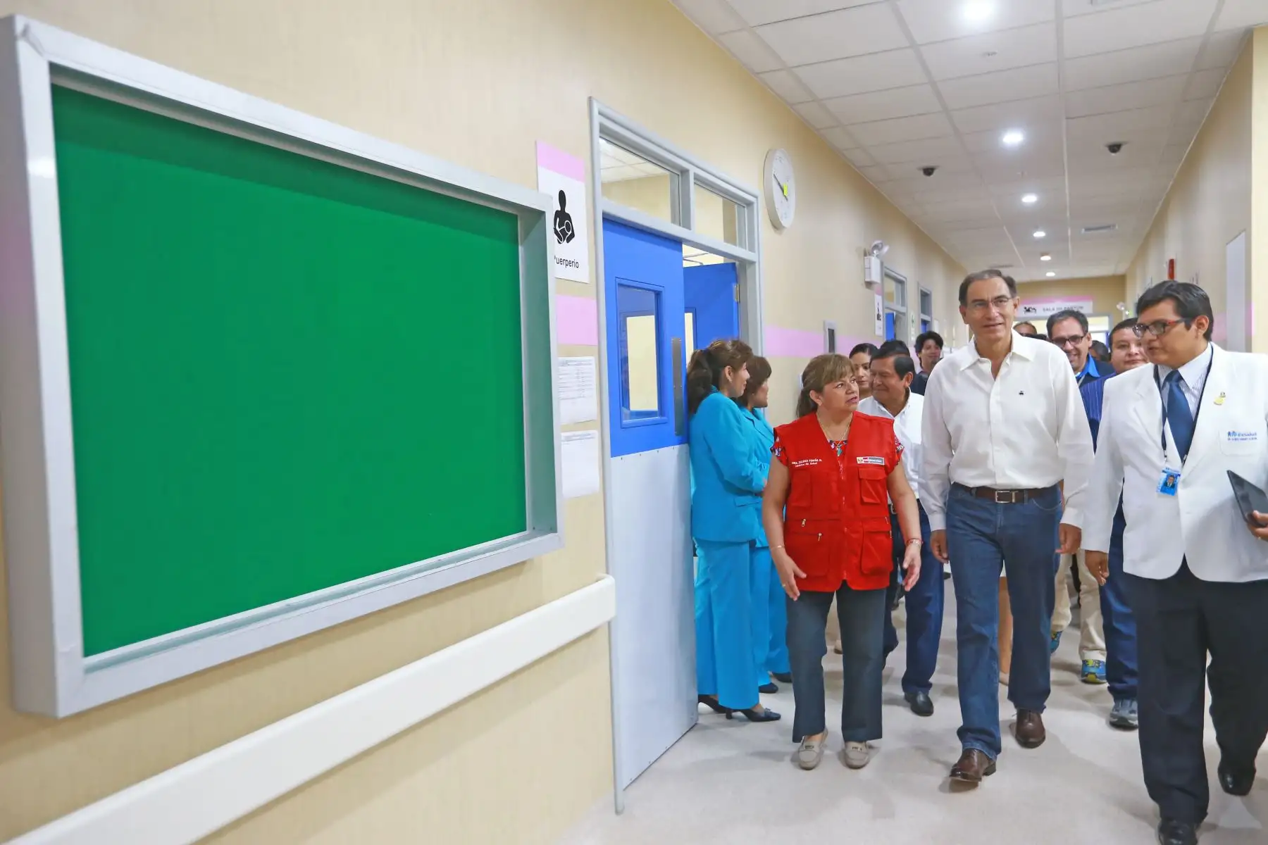 Presidente Martín Vizcarra realizò visita de inspección a las obras del Hospital Regional de Moquegua. Foto: ANDINA/Prensa Presidencia