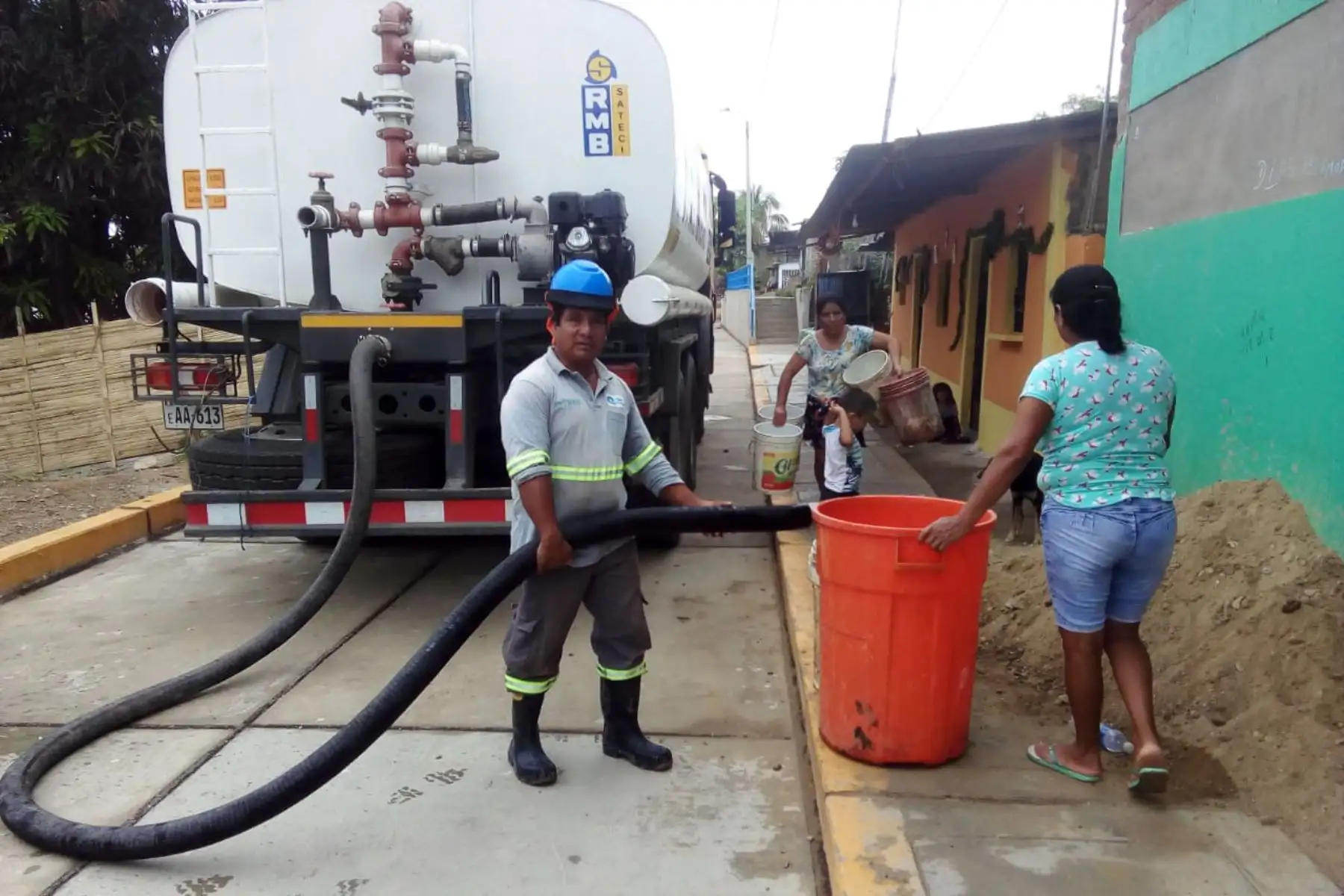 Agua Tumbes atendió 221 emergencias y urgencias de agua potable y desagüe. ANDINA/Difusión
