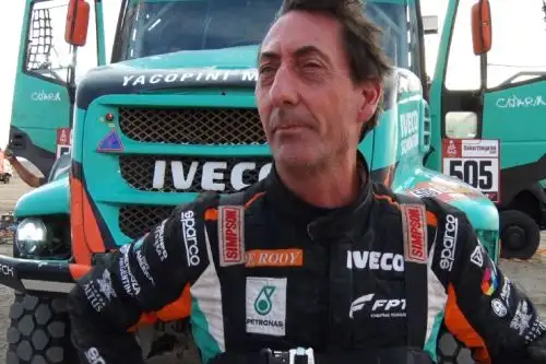 Piloto argentino de camiones, Federico Villagra. Foto: Lenin Lobatón/Andina.