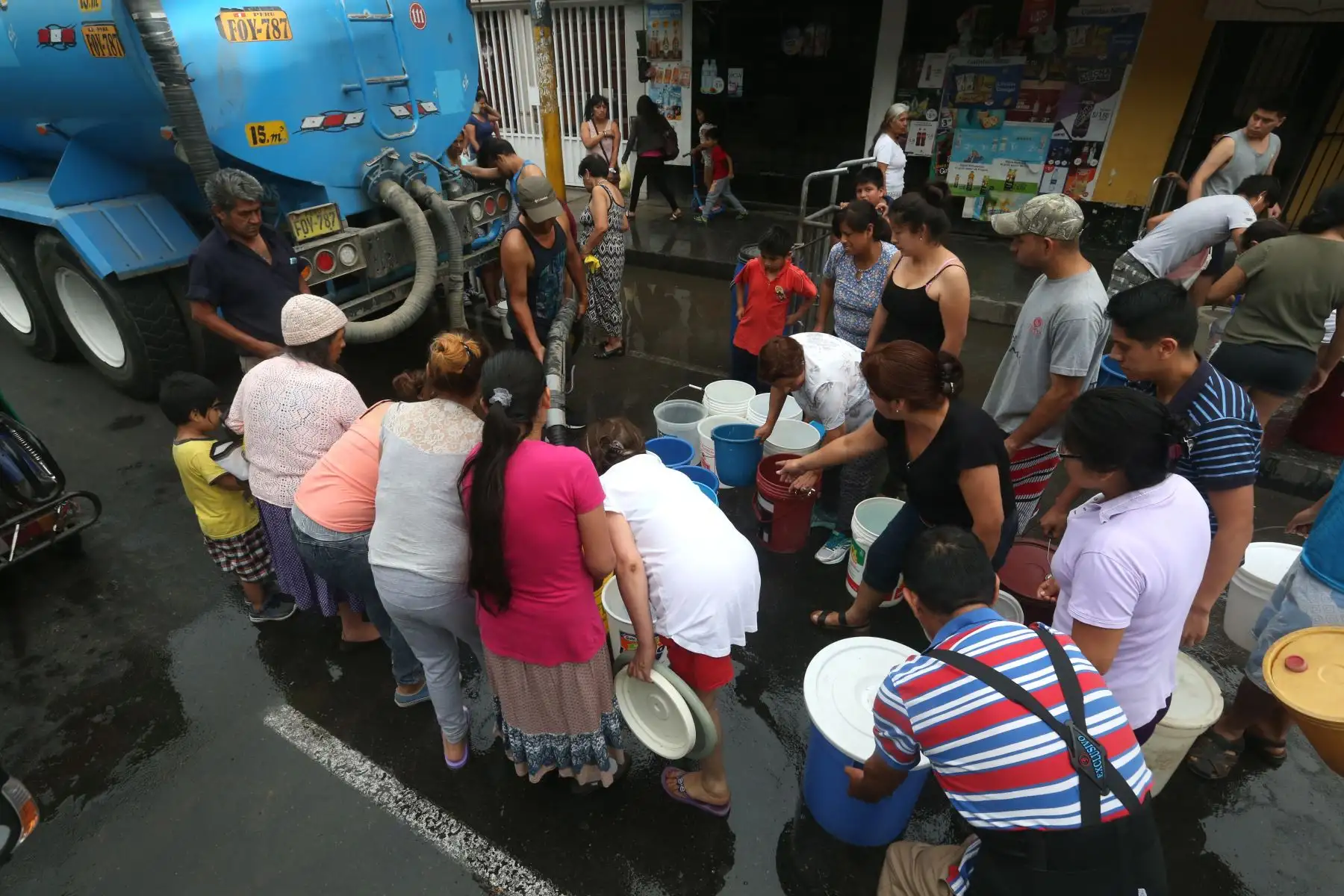 Sedapal: agua potable se restituirá entre hoy y mañana en San Juan de Lurigancho. Foto: ANDINA/Vidal Tarqui