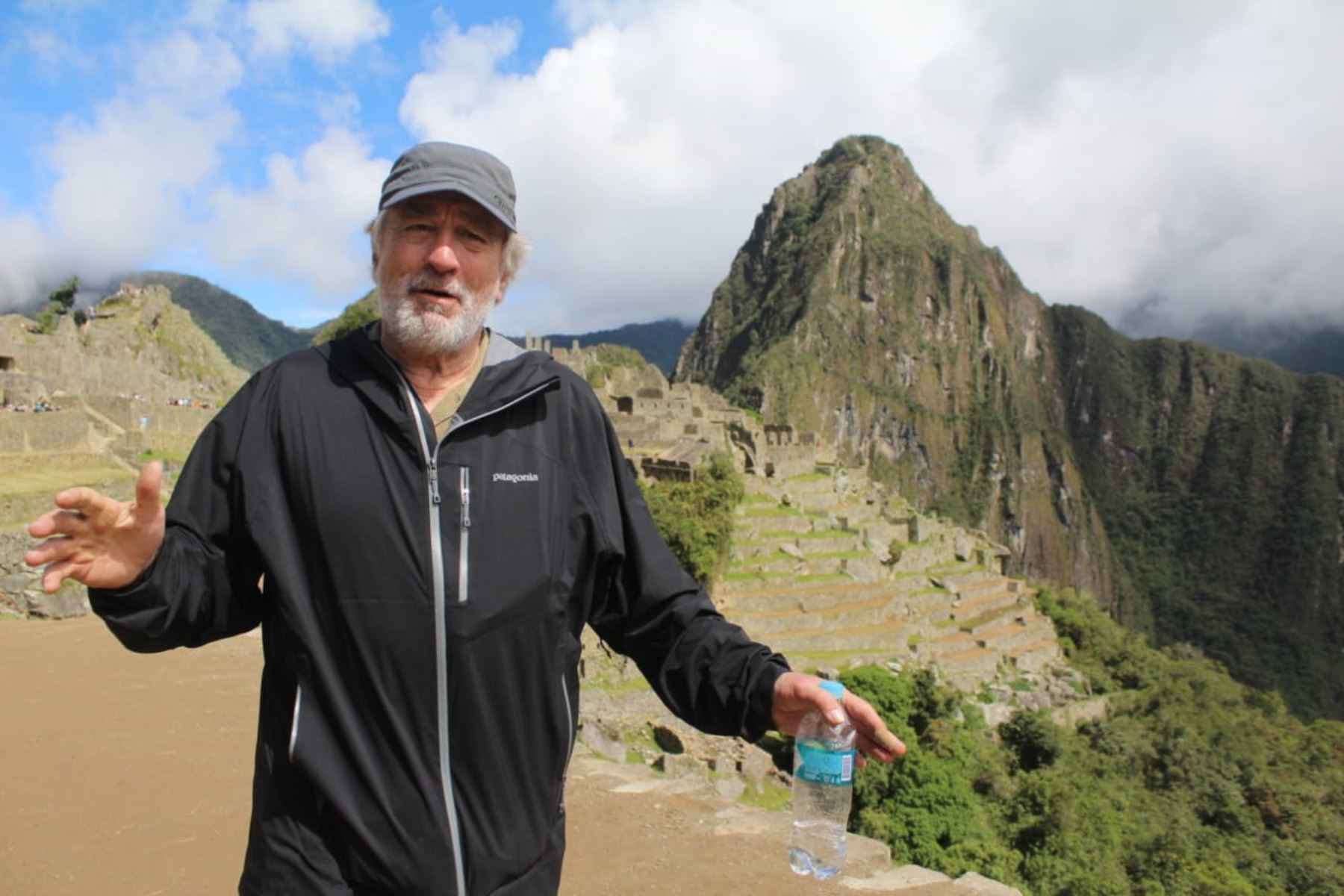 Robert de Niro recorre ciudadela incaica de Machu Picchu. Foto: ANDINA/Percy Hurtado Santillán.